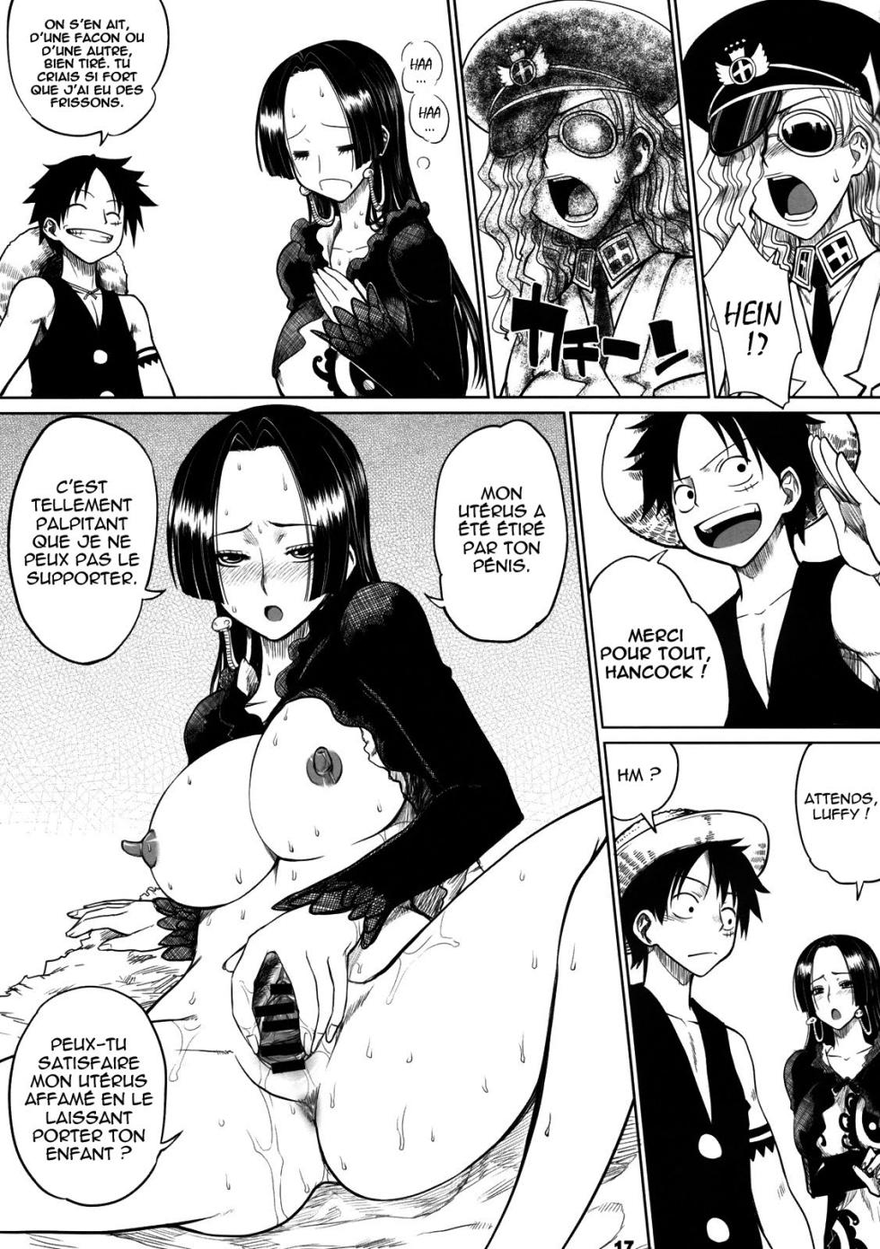 (C76) [Choujikuu Yousai Kachuusha (Denki Shougun)] MEROMERO GIRLS (ONE PIECE) [French] - Page 16