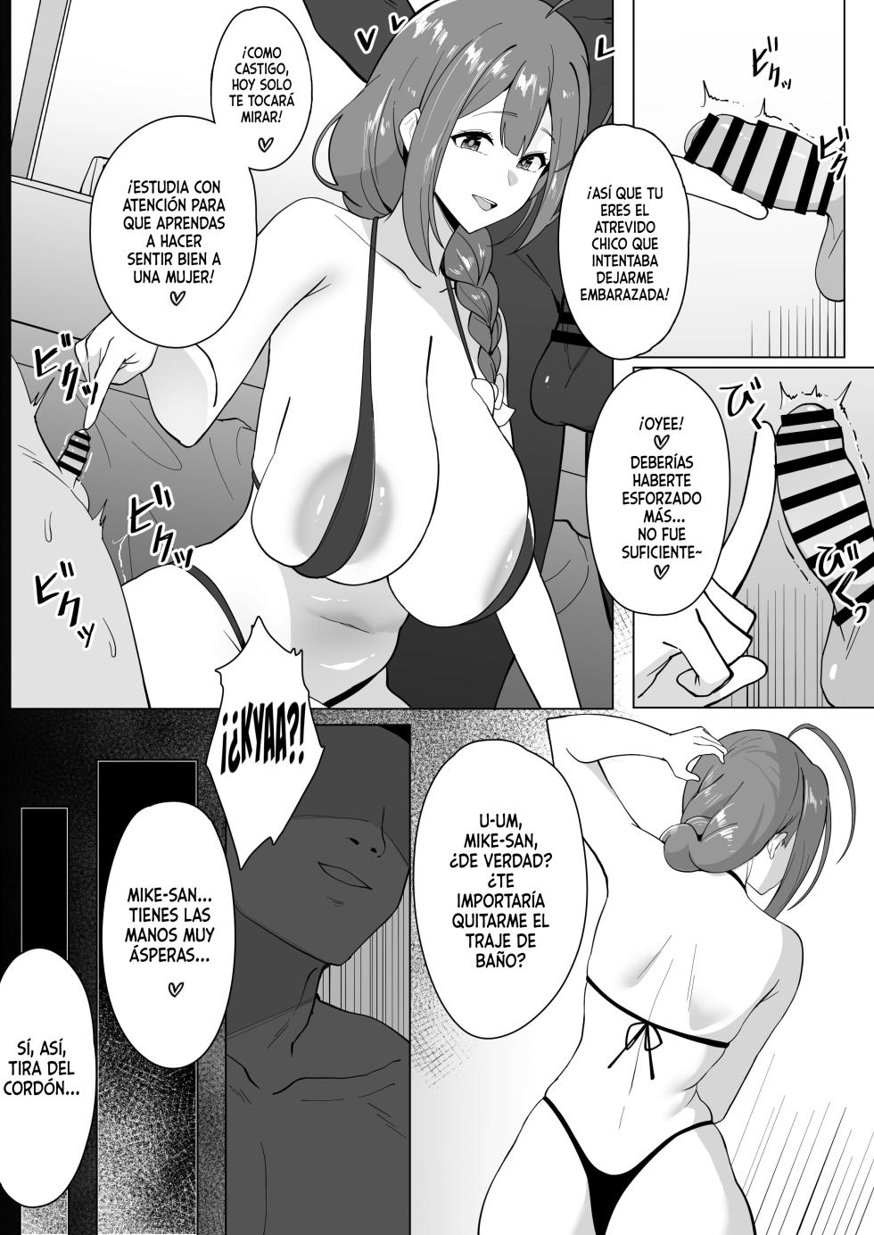 [Meganeru] Netorase ga Heta na Chiyuki-san | Chiyuki Es Mala En El Netorase (THE iDOLM@STER: Shiny Colors) [Spanish] - Page 4