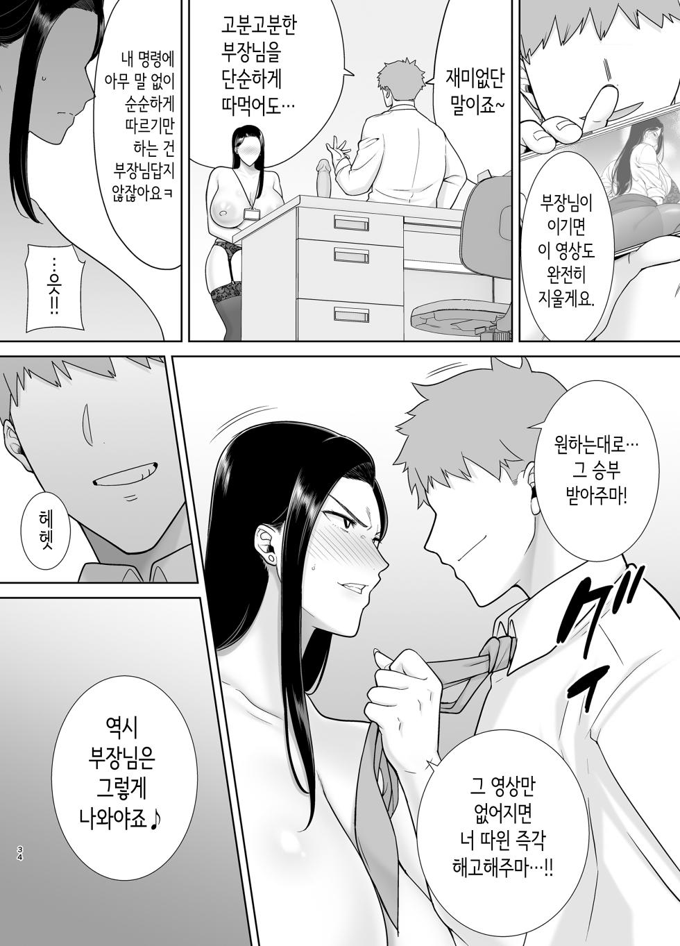 갑질 여상사와 사축 군 2 [Korean] - Page 34