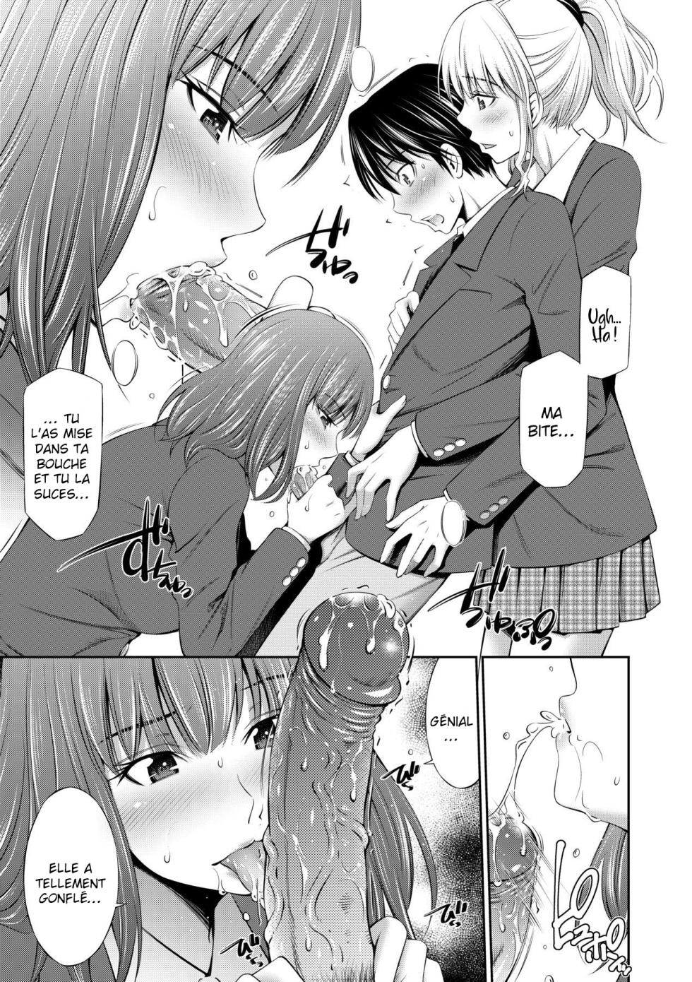 [Sabashi Renya] Senpai-tachi to no Gakuen Seikatsu Ch. 1-4 [French] [O-S] [Decensored] [Digital] - Page 15