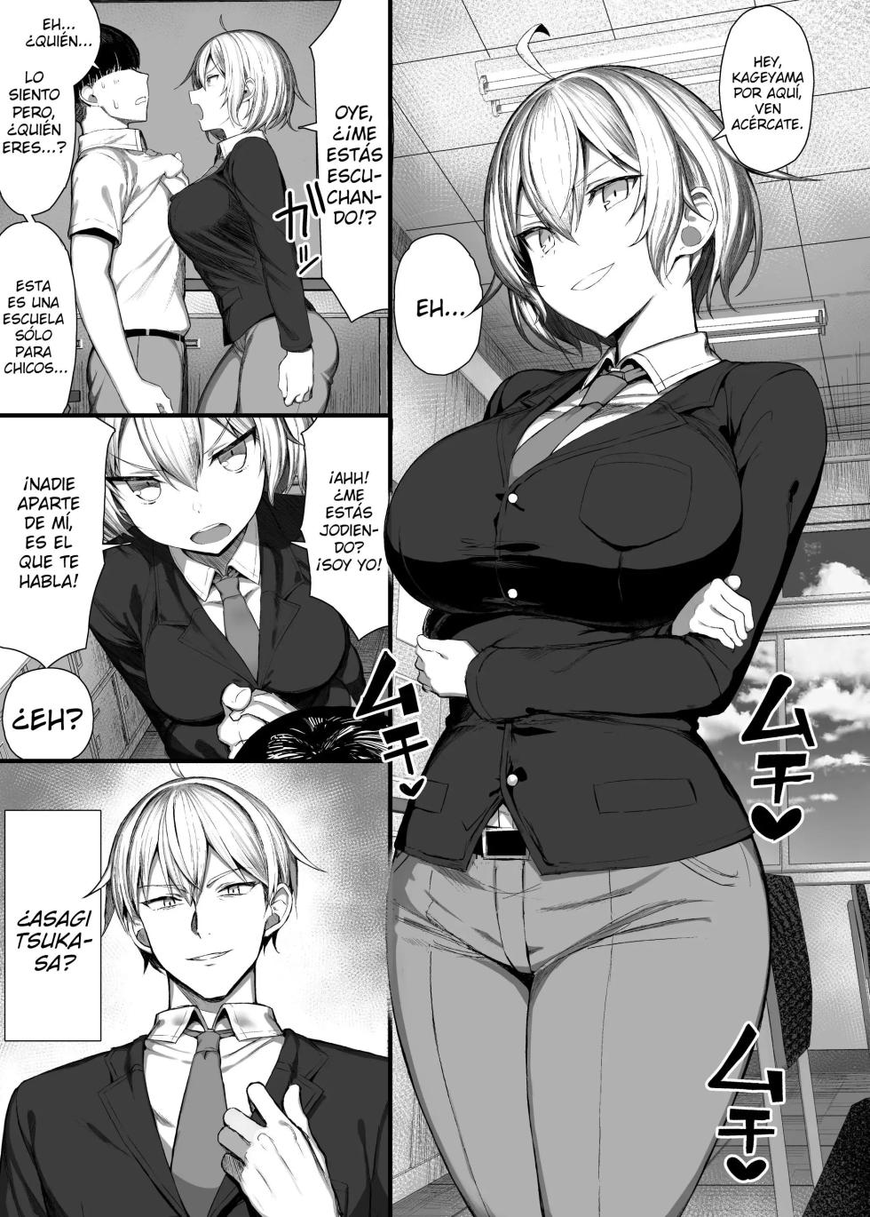 [MOSQUITONE. (Great Mosu)] Ijimekko, Onna ni naru. | Mi Amigo Matón, Se Convirtió En Una Chica. - Page 4