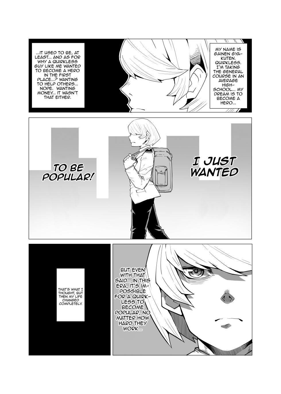 [Oekaki Kaki] Teisou Gyakuten no Hero Academia | Inverted Morality Hero Academia (Boku no Hero Academia) [English] {Doujins.com} - Page 1