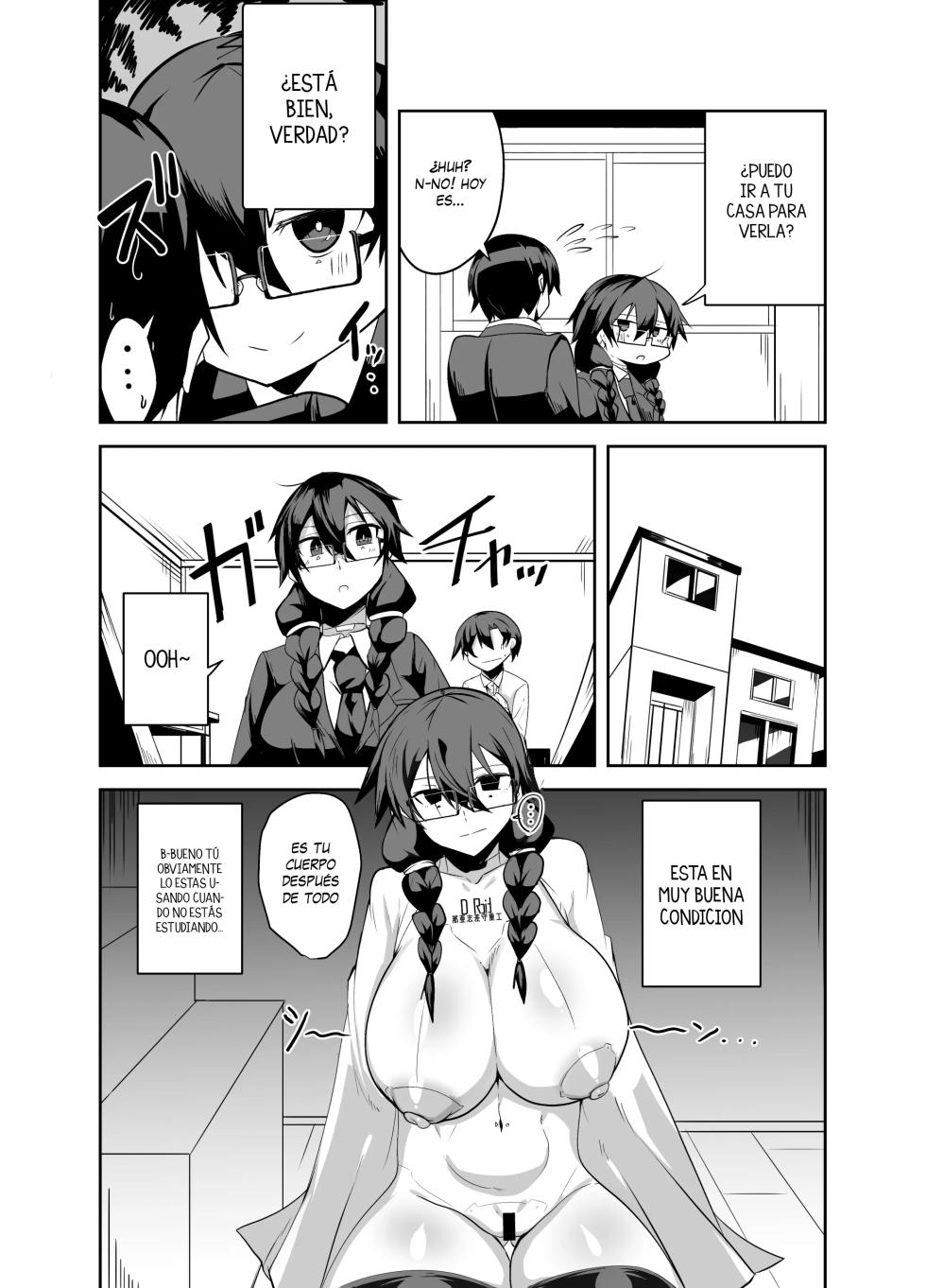 [Green Solenoid (Omurice)] Android no Osananajimi Tachi to Chitsu Onahoecchi Suru Hanashi | Sexo con el Onahole de mis Amigas Androides de la Infancia [Spanish] [KZ Scan] - Page 6