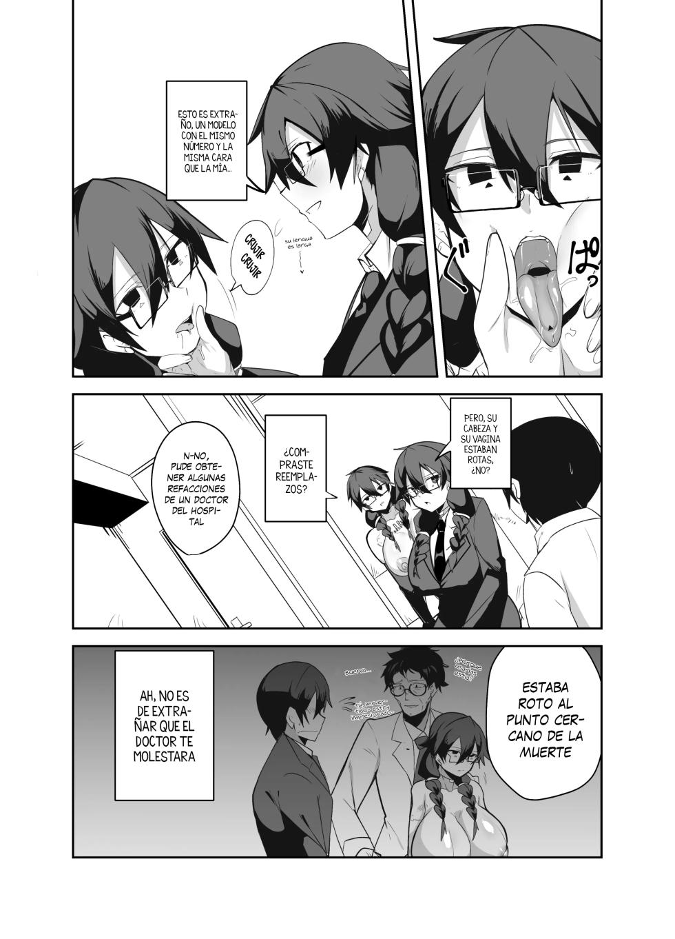 [Green Solenoid (Omurice)] Android no Osananajimi Tachi to Chitsu Onahoecchi Suru Hanashi | Sexo con el Onahole de mis Amigas Androides de la Infancia [Spanish] [KZ Scan] - Page 7