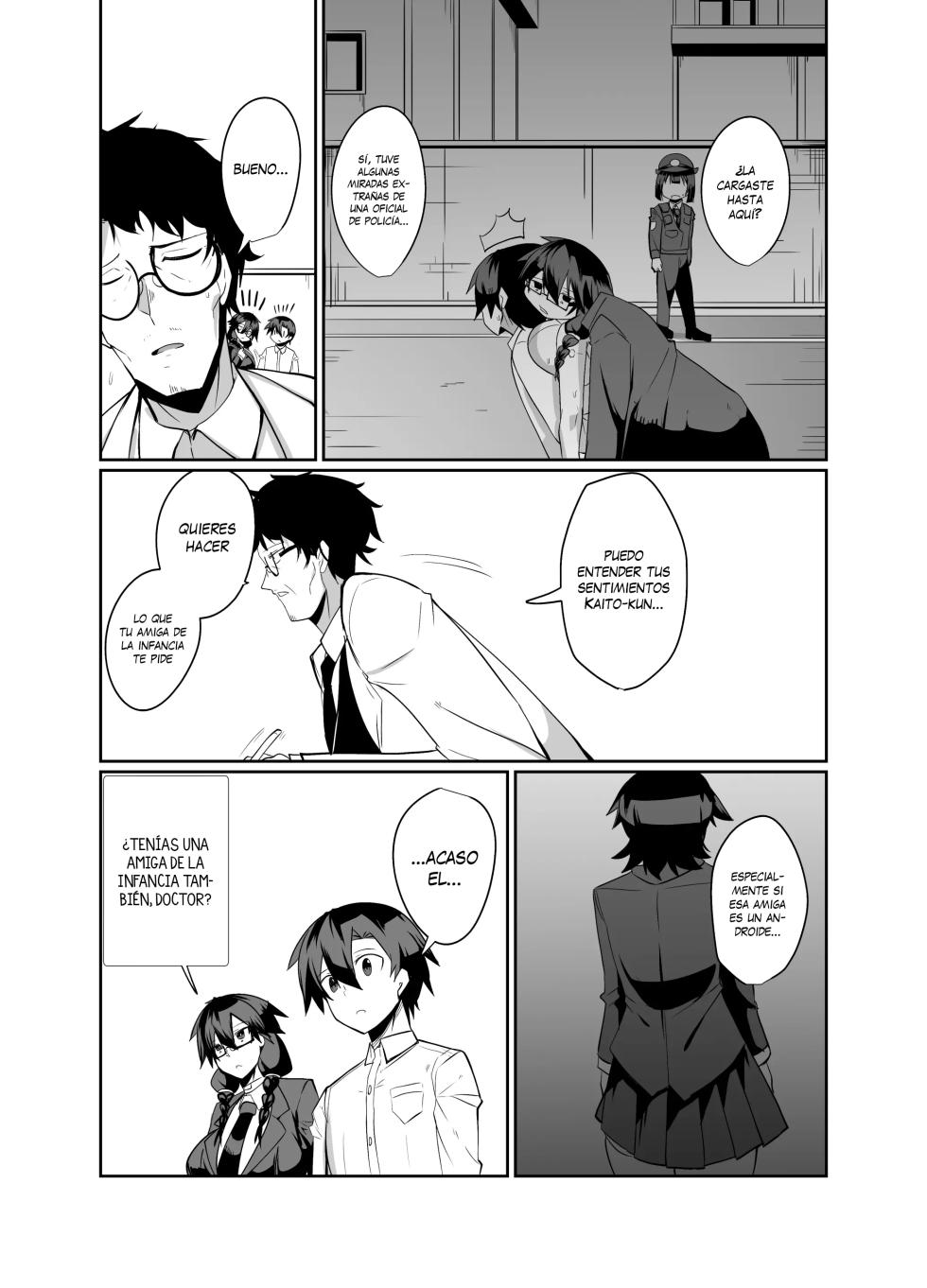 [Green Solenoid (Omurice)] Android no Osananajimi Tachi to Chitsu Onahoecchi Suru Hanashi | Sexo con el Onahole de mis Amigas Androides de la Infancia [Spanish] [KZ Scan] - Page 31