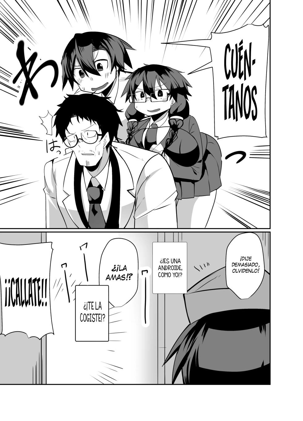 [Green Solenoid (Omurice)] Android no Osananajimi Tachi to Chitsu Onahoecchi Suru Hanashi | Sexo con el Onahole de mis Amigas Androides de la Infancia [Spanish] [KZ Scan] - Page 32