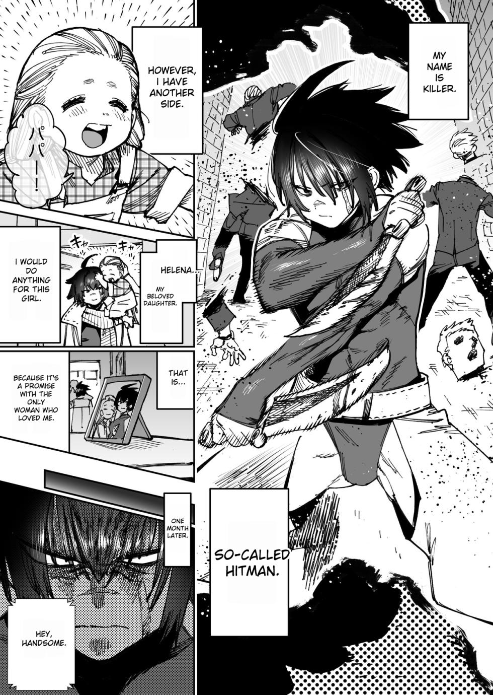 [Horieros] "The Strongest Assassin's self-feminization into a fallen shemale" 1-11 [Rough English] - Page 1