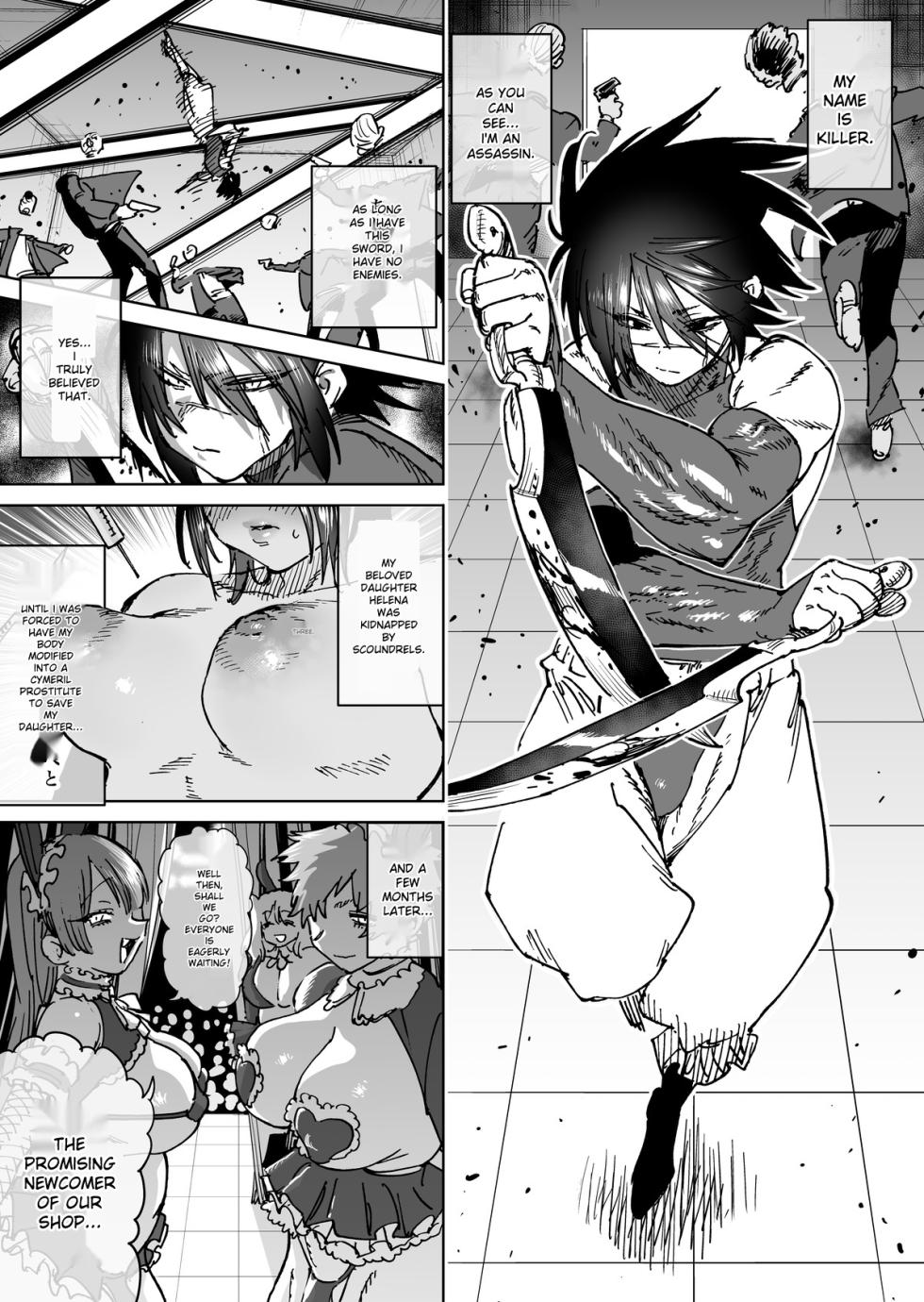 [Horieros] "The Strongest Assassin's self-feminization into a fallen shemale" 1-11 [Rough English] - Page 10