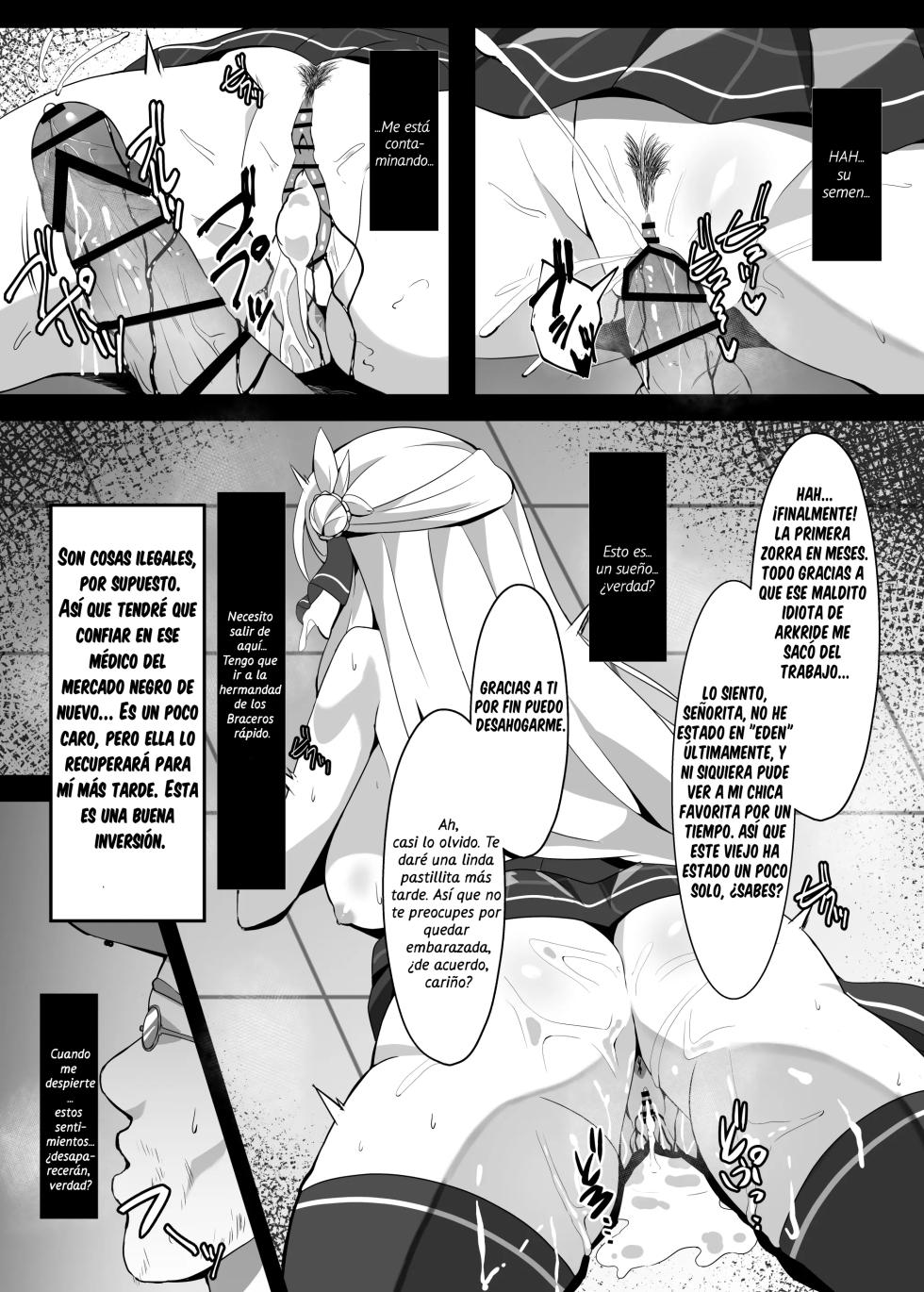 [sunakissa (Mussyu)] Junketsu Sacrifice ~Hajimuku Somatta Hi~ | Inocente Sacrificio ~Un Día Teñido por el Amanecer~ (The Legend of Heroes׃ Kuro no Kiseki) [Spanish] [Traducciones Muy Lentas] [Digital] - Page 22