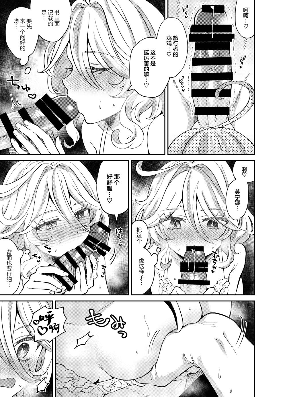 [Iketara Iku] Tabibito! Konya wa YES? NO? | 旅行者! 今晚是YES?NO? (Genshin Impact) [Chinese] [欶澜汉化组] [Digital] - Page 6