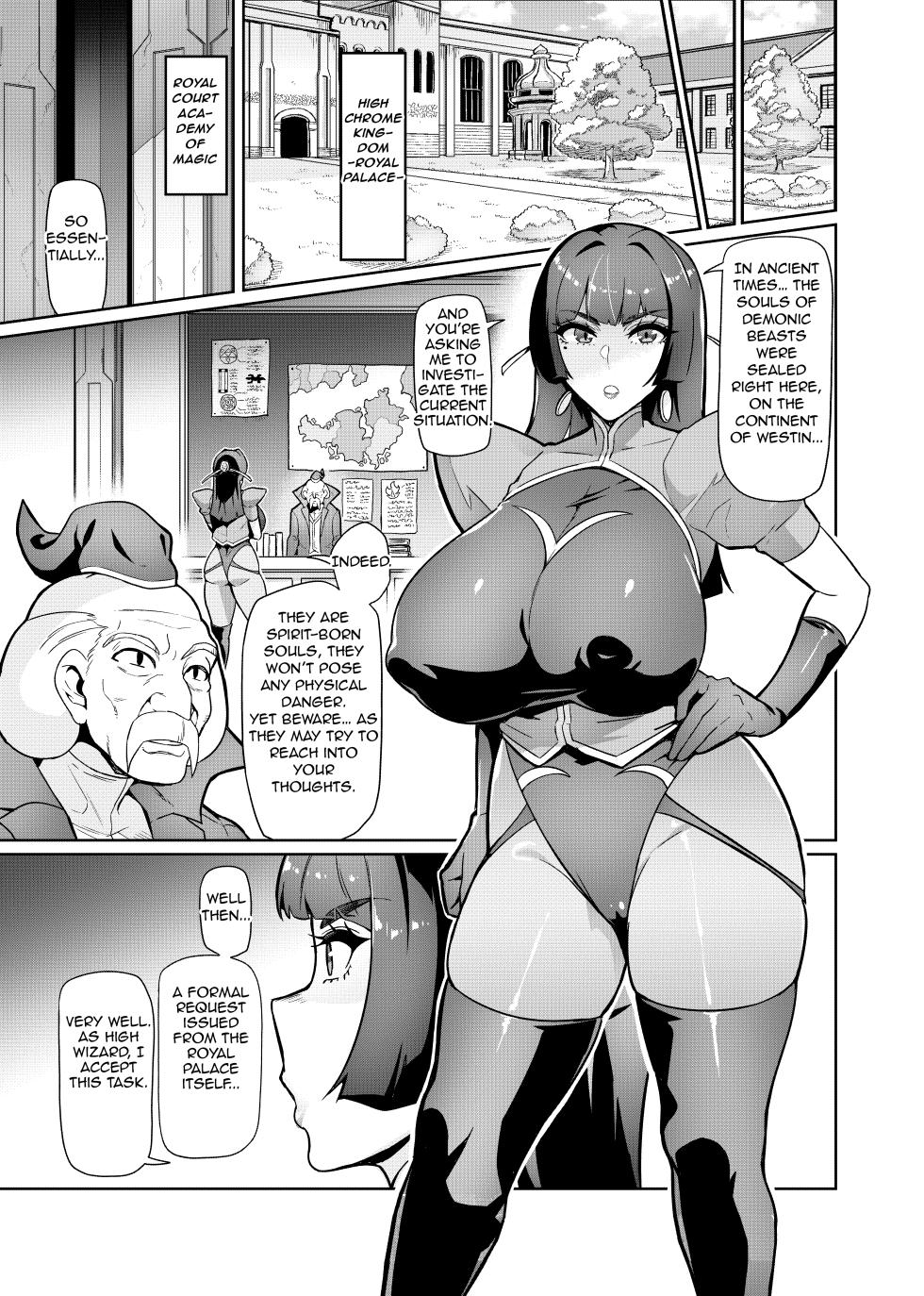 [Hatoba Akane] Maken no Elena Season II ~Wakaba to no Koi ni Moreochiru Majo-tachi~ | High Wizard Elena Season II ~The Witches Who Succumbed to Young Love~ Ch. 1-2 [English] - Page 3