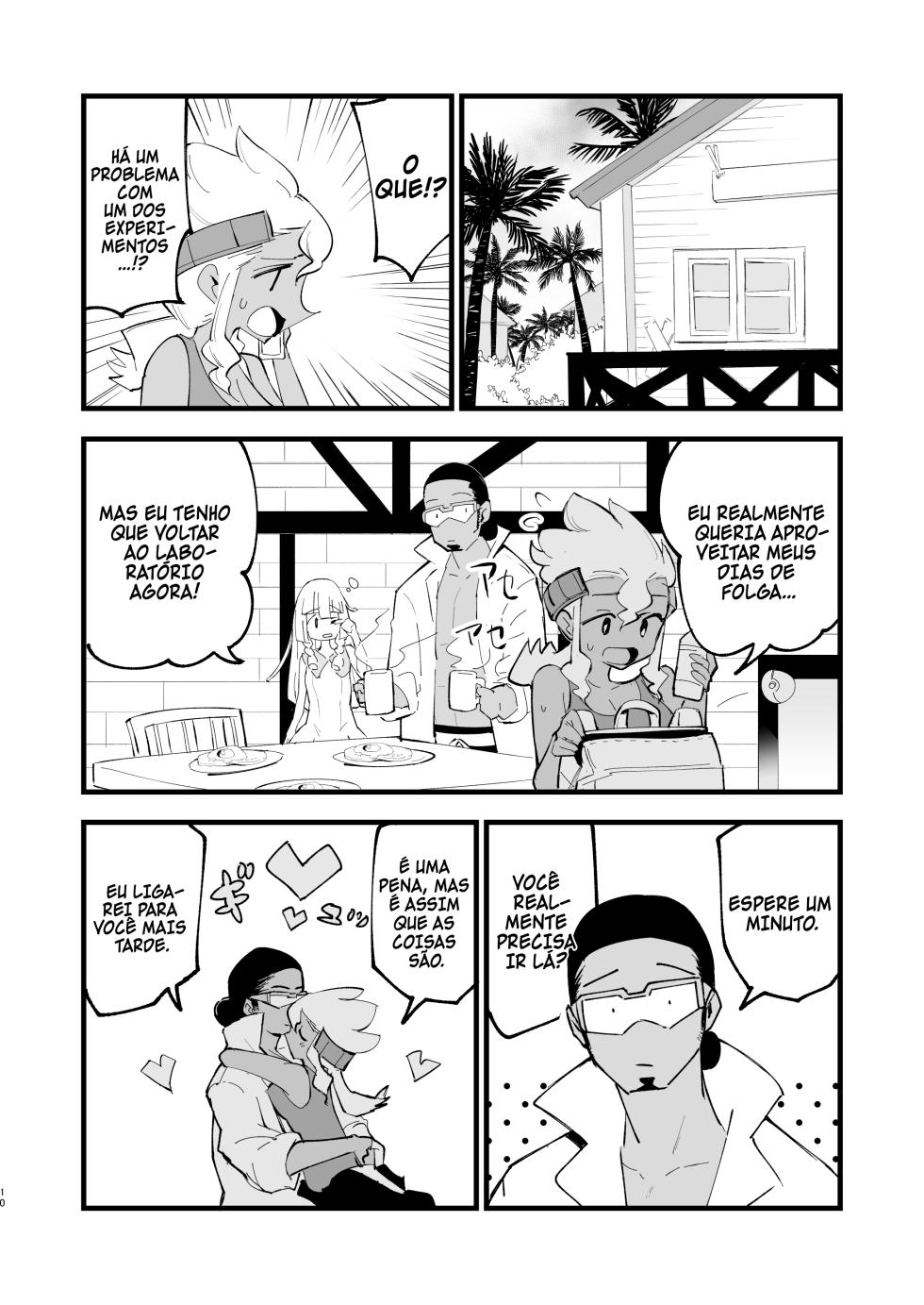 [Shironegiya (miya9)] Hakase no Yoru no Joshu. 4 | A Assistente do Professor à Noite. 4 (Hakase no Yoru no Joshu. Soushuuhen) (Pokémon Sun and Moon) [Portuguese-BR] [Luca-San] [Digital] - Page 9