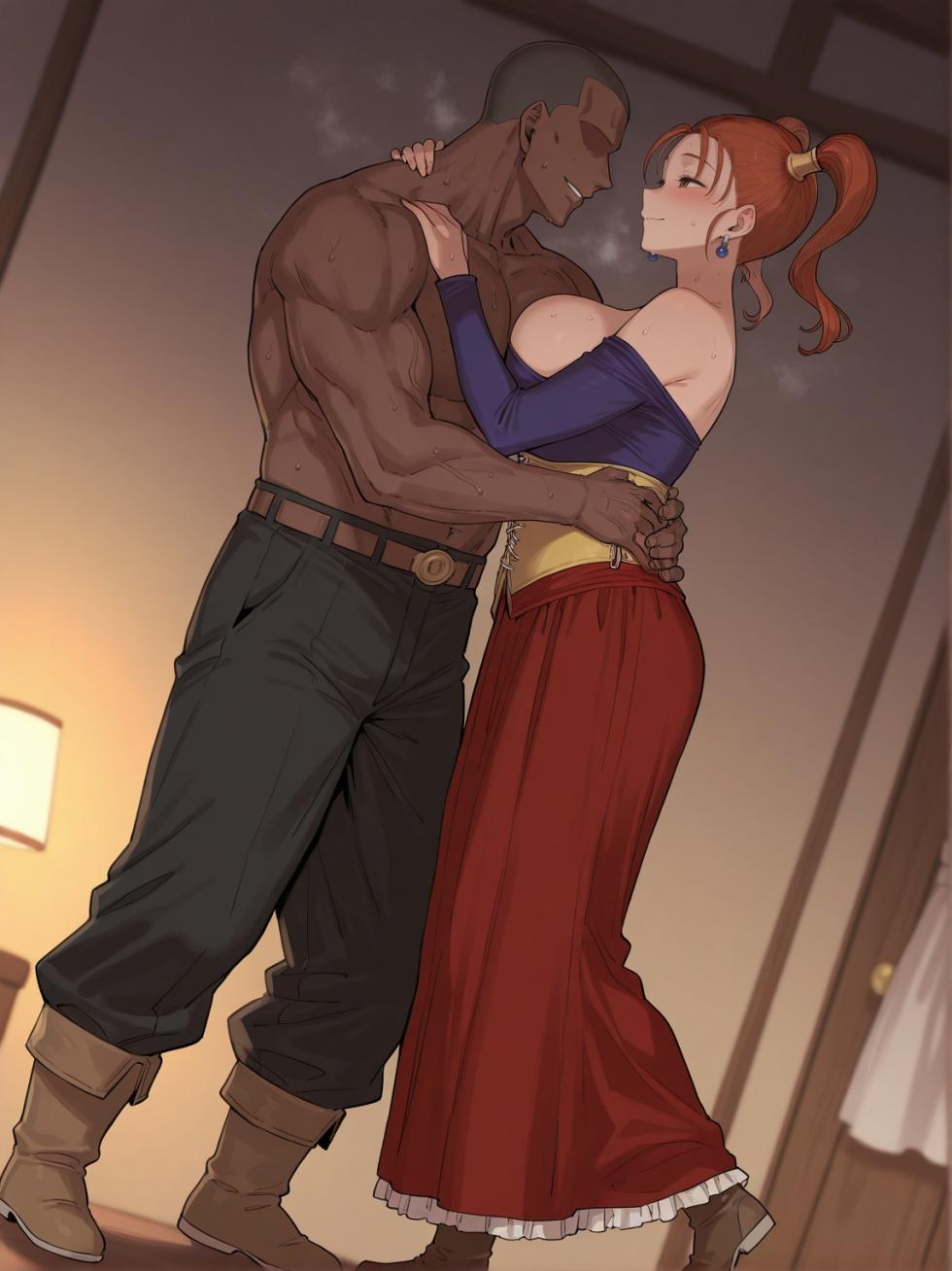 [NTRの村] ゼシカ、バニーコスで太マラ黒人と密会♡ [AI Generated] - Page 12