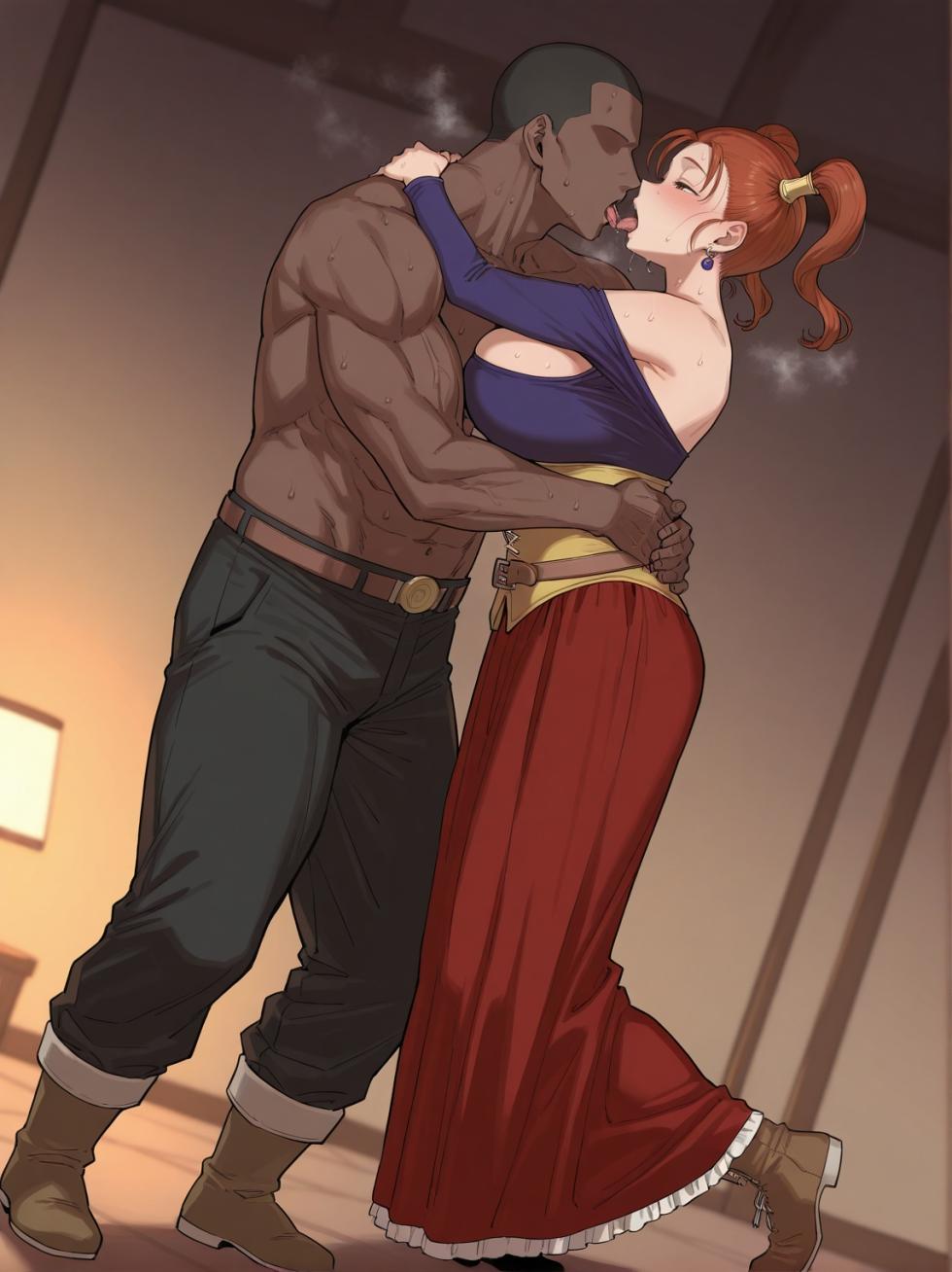 [NTRの村] ゼシカ、バニーコスで太マラ黒人と密会♡ [AI Generated] - Page 13