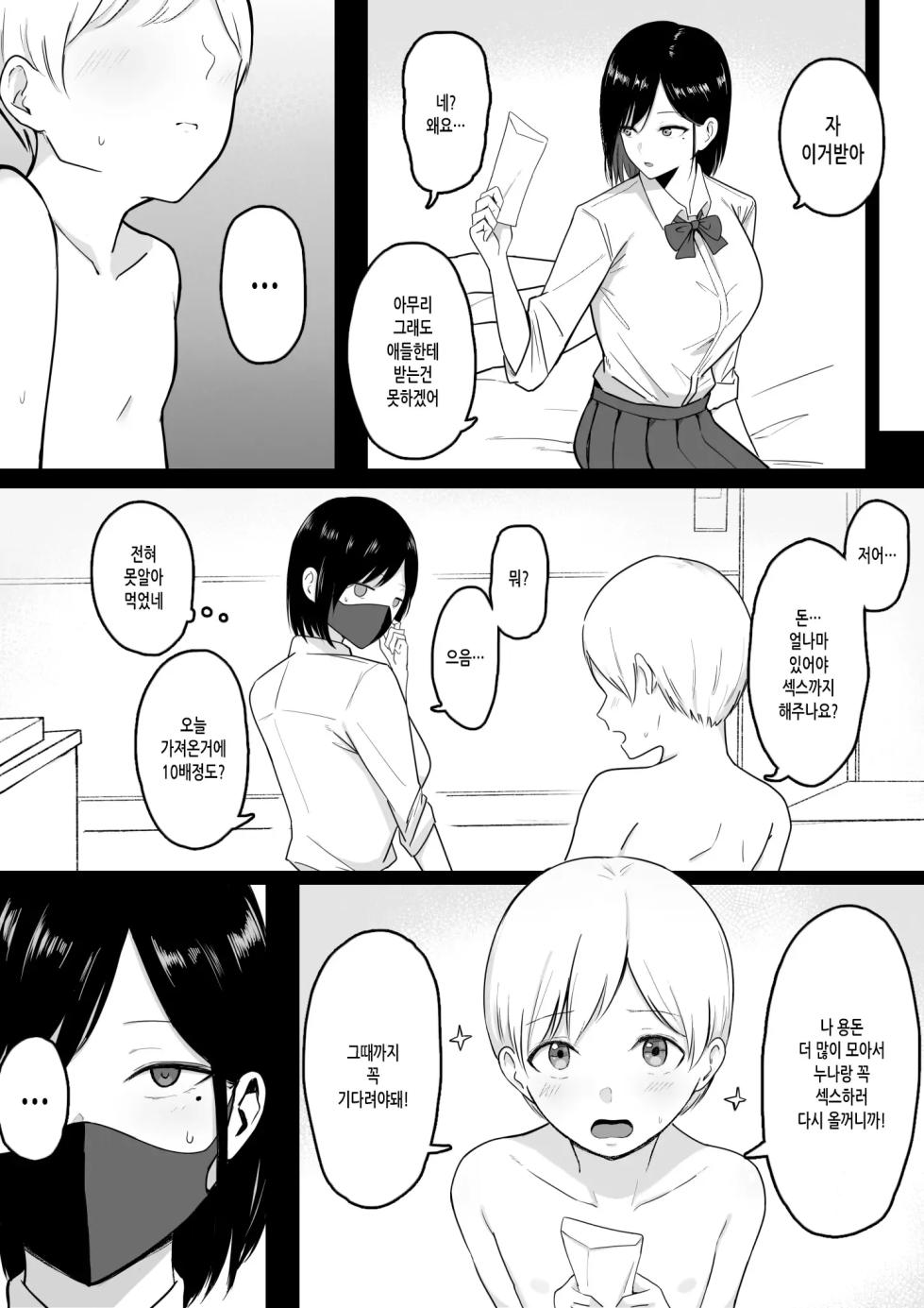 [Shirasudon] Dosukebe Enkou Gal no Naisho Ecchi | 개음란한 원교갸루의 은밀한 성교 [Korean] [Decensored] - Page 11