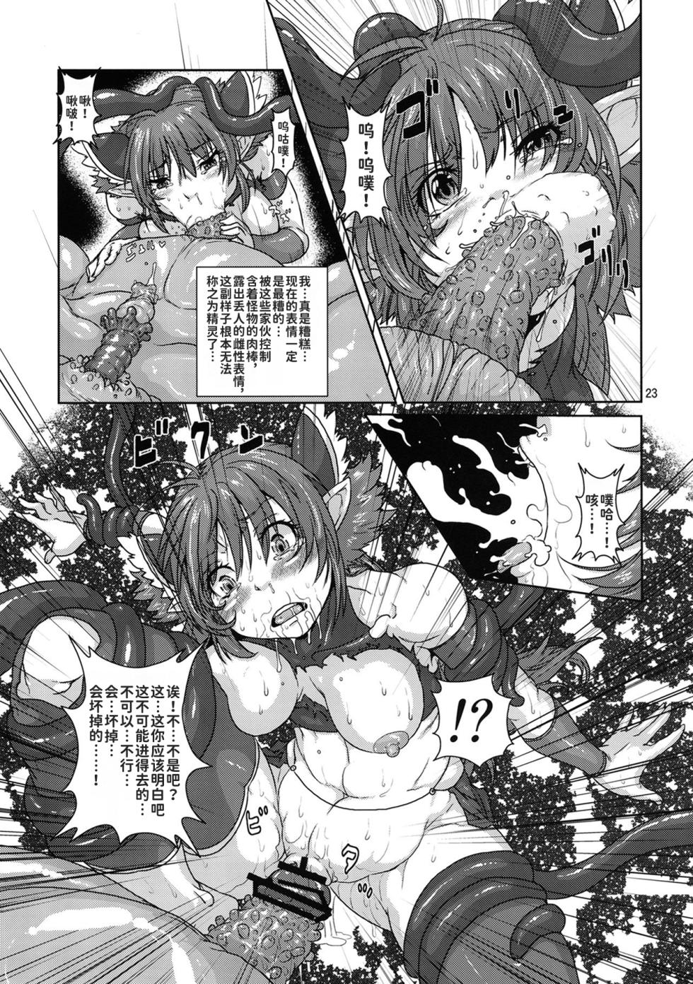 (COMITIA103) [Search-Light (Risei)] Elf Shoujo Senshi Naedoko Ochi [Chinese] [潇洒个人汉化] - Page 22