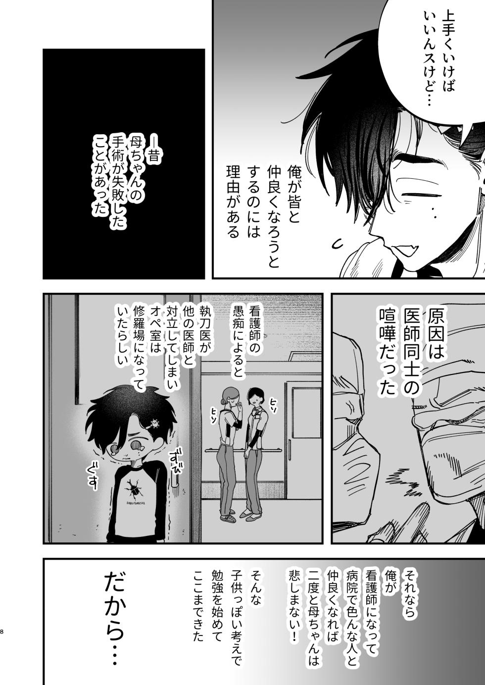 [KANIPANKO (Kanipan Mushamusha)] Reikoku na Gekai ga Inu no You na Kangoshi ni Bokki Saserareru - The Beefy Stoic Surgeon is Obsessed with His Younger Golden-Retriever Nurse's Cock! [Digital] - Page 9