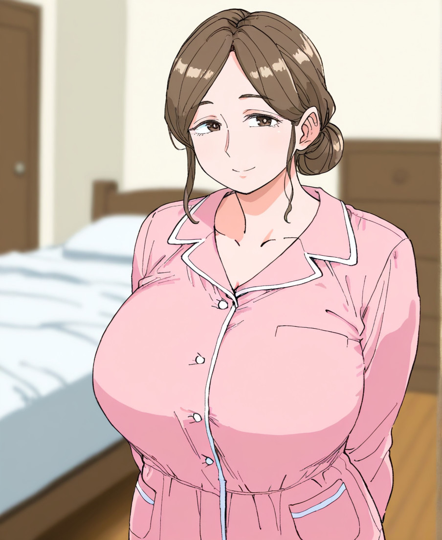 [ThunderHub]パジャマ姿のママ [AI Generated] - Page 2