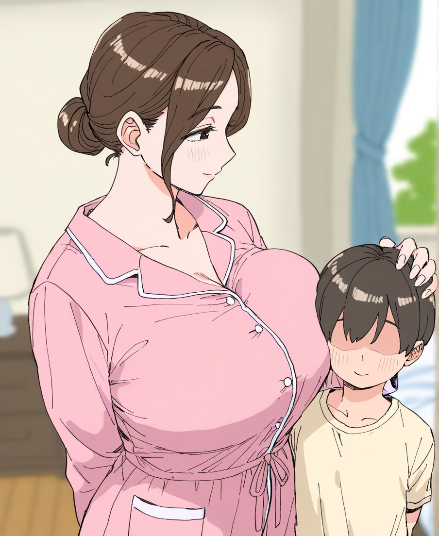 [ThunderHub]パジャマ姿のママ [AI Generated] - Page 13