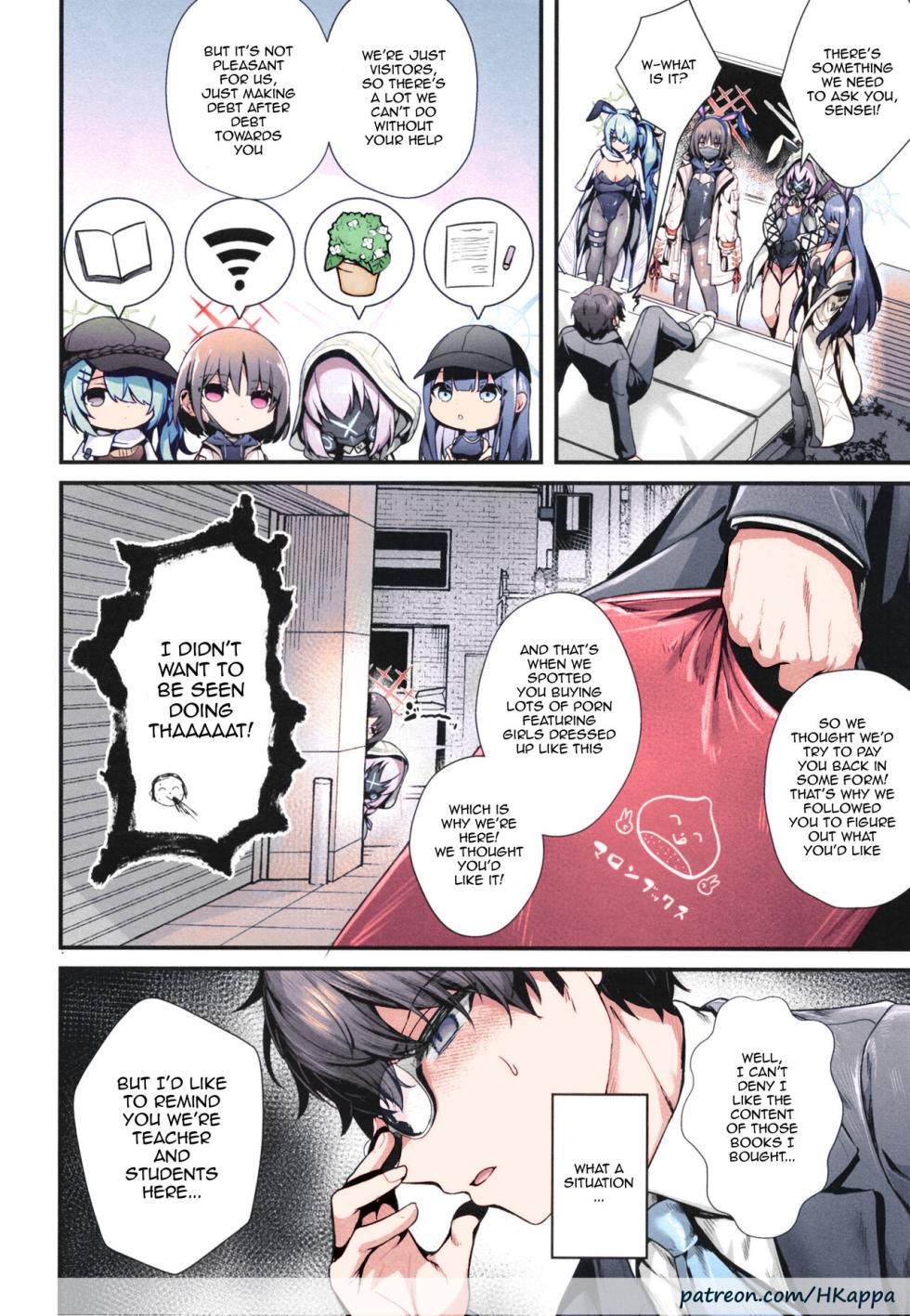 (C102) [Edamametei (Uko)] Bunny+ (Blue Archive) [English] {Doujins.com} [Colorized] - Page 3