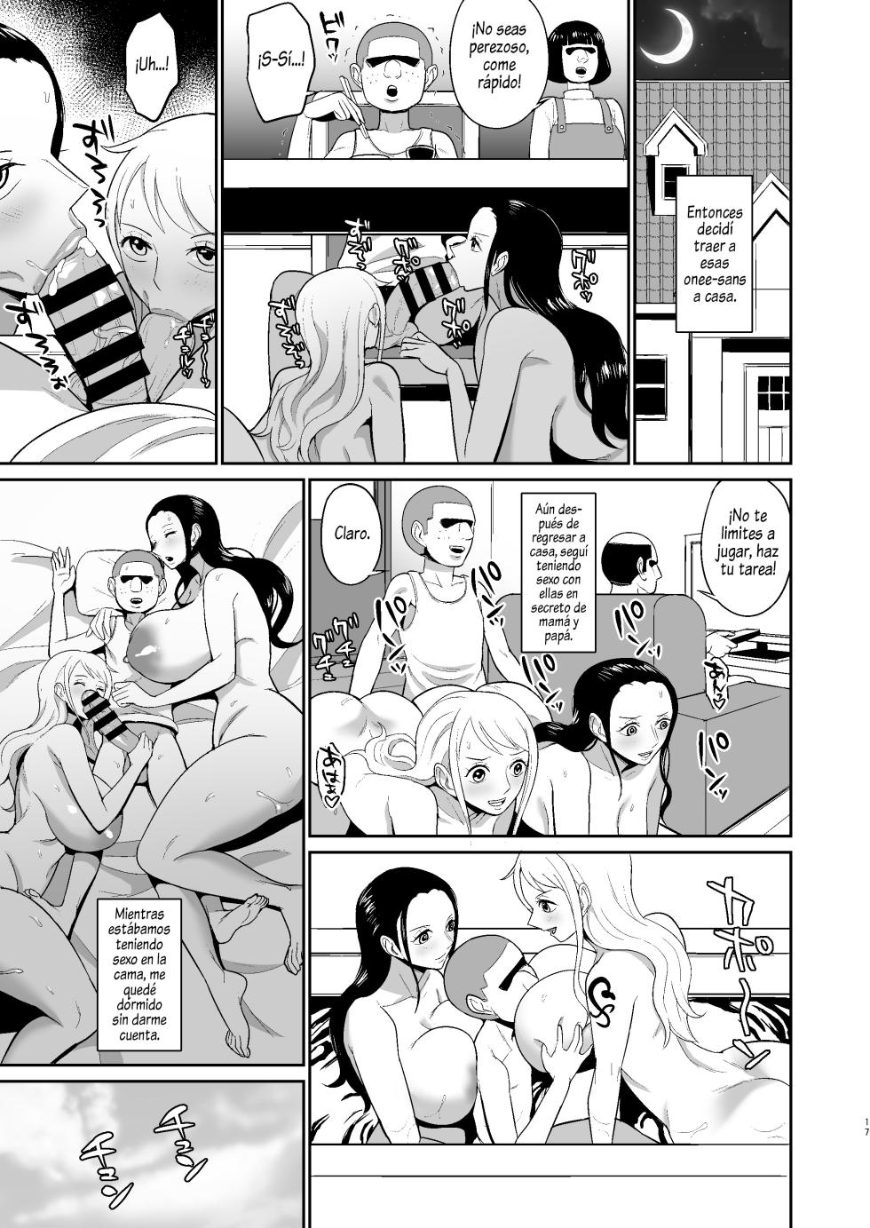 [REM9 (Hamiltan)] Saimin ONAHO PIRATES | Piratas-Onahole Hipnotizadas (One Piece) [Spanish] [Al chile no sé Scan] - Page 17