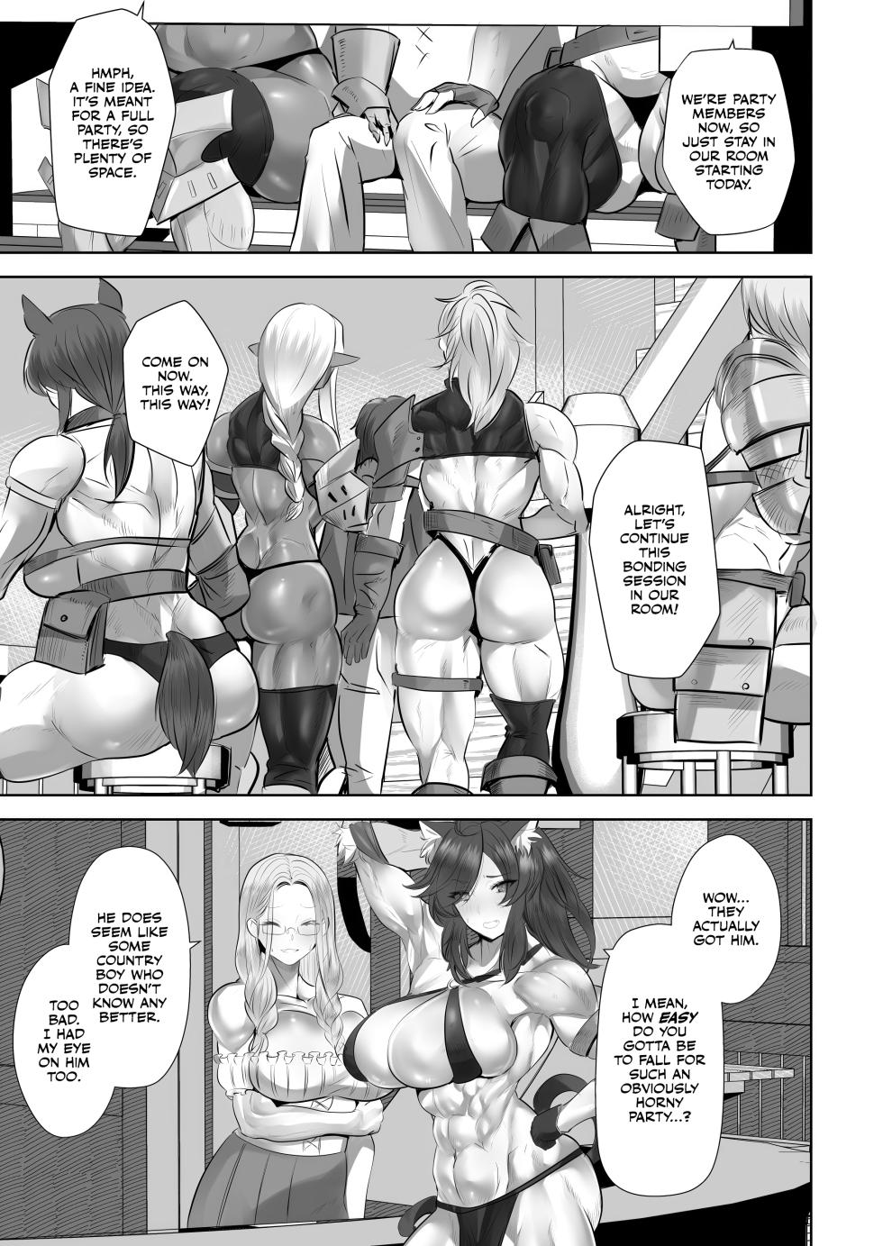 [Boston Tea Party (TeaIndian)] Teisou Gyakuten Deka Isekai Tensei ~Yarimoku  Onna Boukensha PT ni Tsukamatte Shimaimashita~ [English] [Digital] [CulturedCommissions] - Page 9