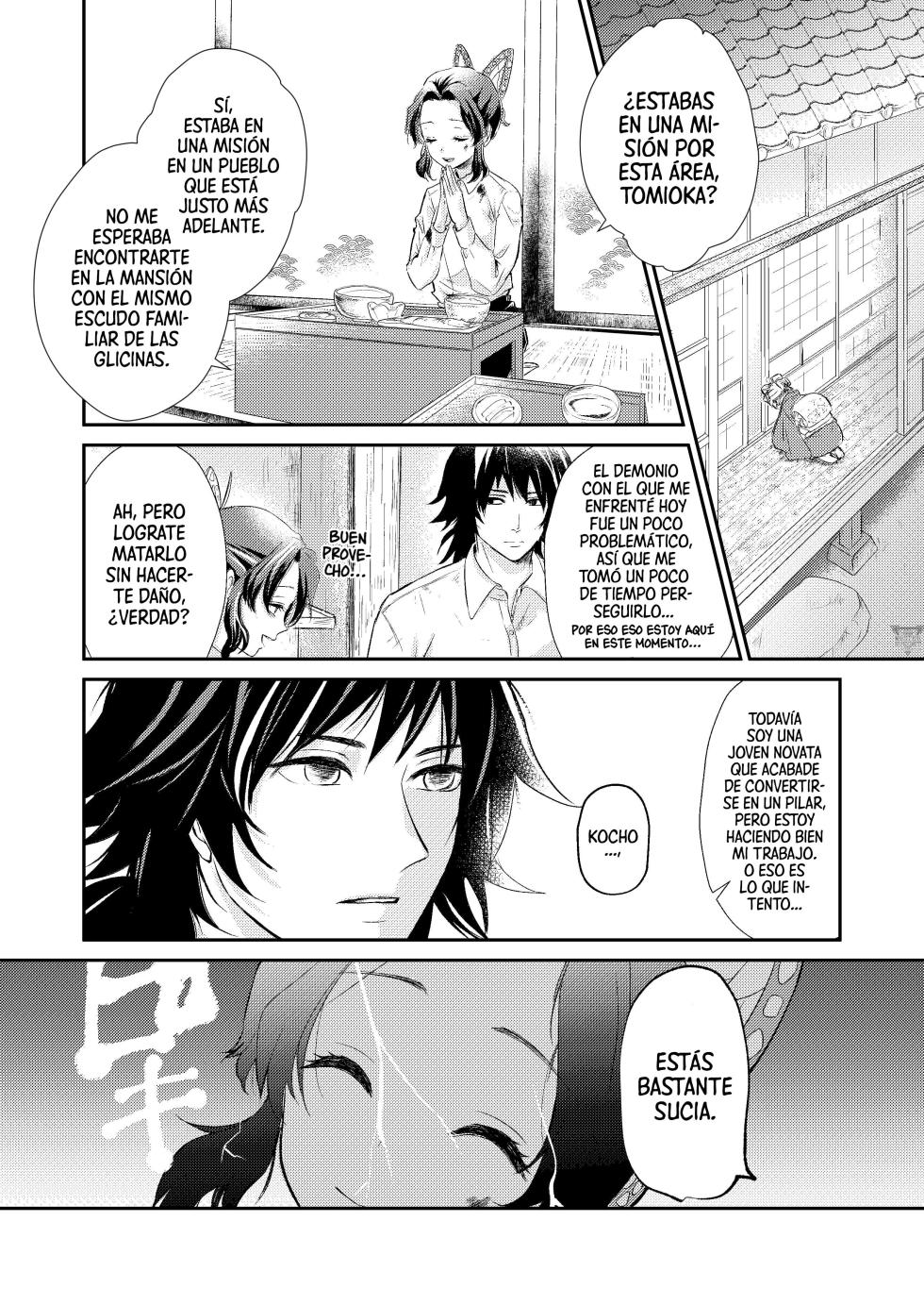 [SAKEYOKOSE (Takebu)] Sore wa Kizu ka Hoteri ka Kaeri Chi ka | ¿Es Un Rasguño, Sensación de Ardor o Un Chorro de Sangre? (Karasu ga Naitara Kaerimashou) (Kimetsu no Yaiba) [Spanish] [Mister Nugget] [Digital] - Page 3