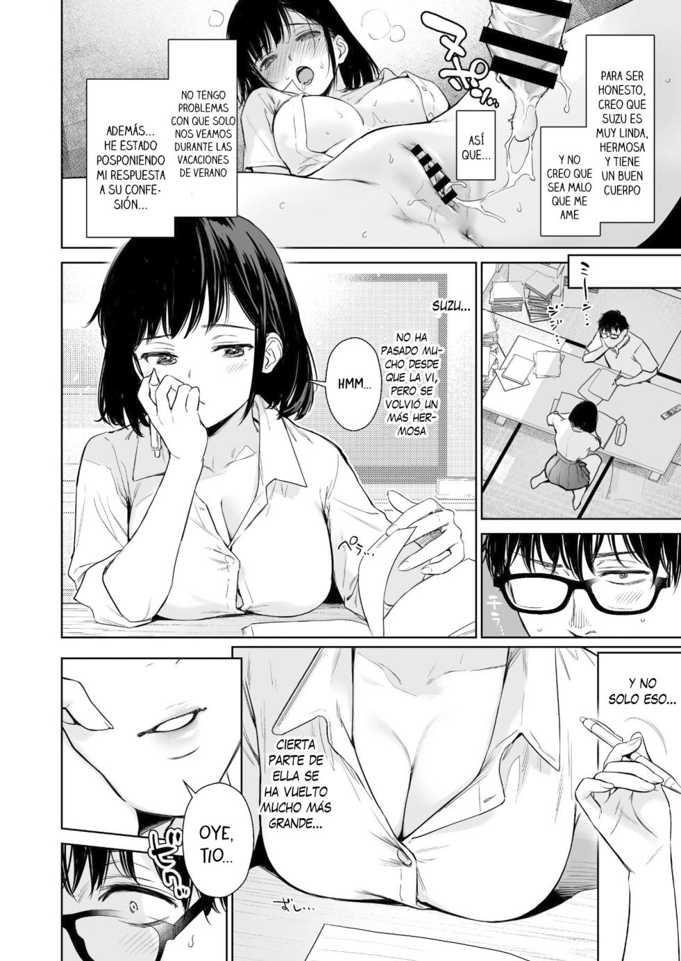 [Doushoku (Umakuchi Syouyu)] Toaru Natsu, Mei to Futarikiri. - Un verano... Solo con mi sobrina. [ [Español] [Traducciones necesarias] [Digital] - Page 6