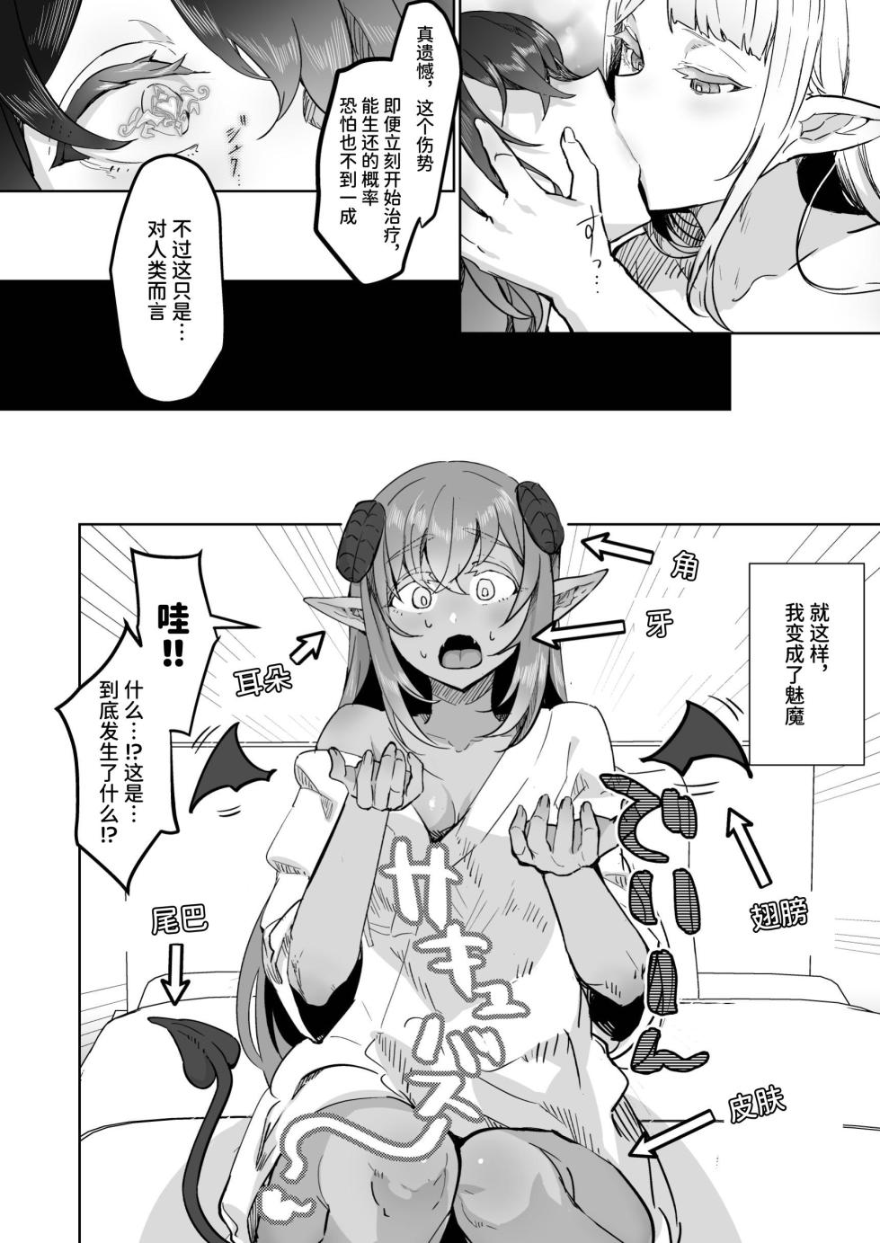 [Aburanabeshiki (puru)] Futanari Chiryou Succubus Clinic Zero ~Succubus Kenshuu Choukyou Hen~ | 扶她治疗魅魔诊所 零~魅护士调教培训篇~ [Chinese] [space6ar] [Digital] - Page 6