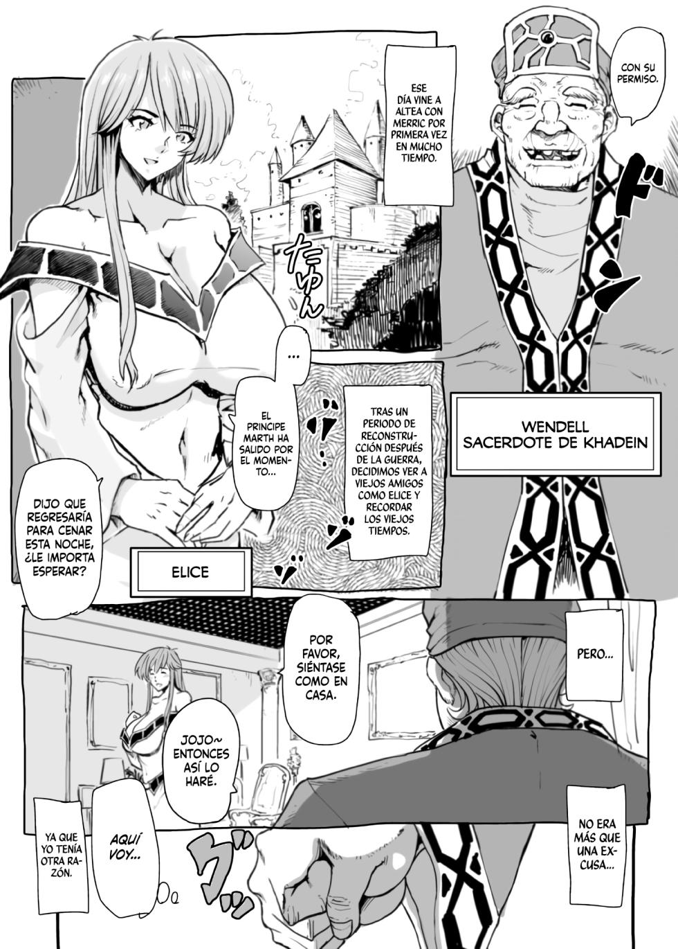 [Lunaterk] Gomenne Merric | Lo Siento Merric (Fire Emblem Monshou no Nazo) [Spanish] - Page 2