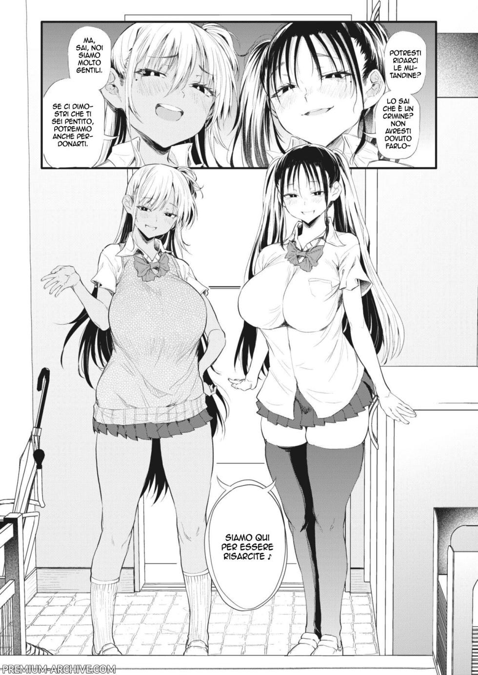 [Nusmusbim] Totte Torarete Shirokuro Gal Shimai | Le Sorelle Gal Bianca e Gal Nera hanno Ripreso i miei Crimini (COMIC HOTMILK 2023-12) [Italian] [Digital] - Page 7