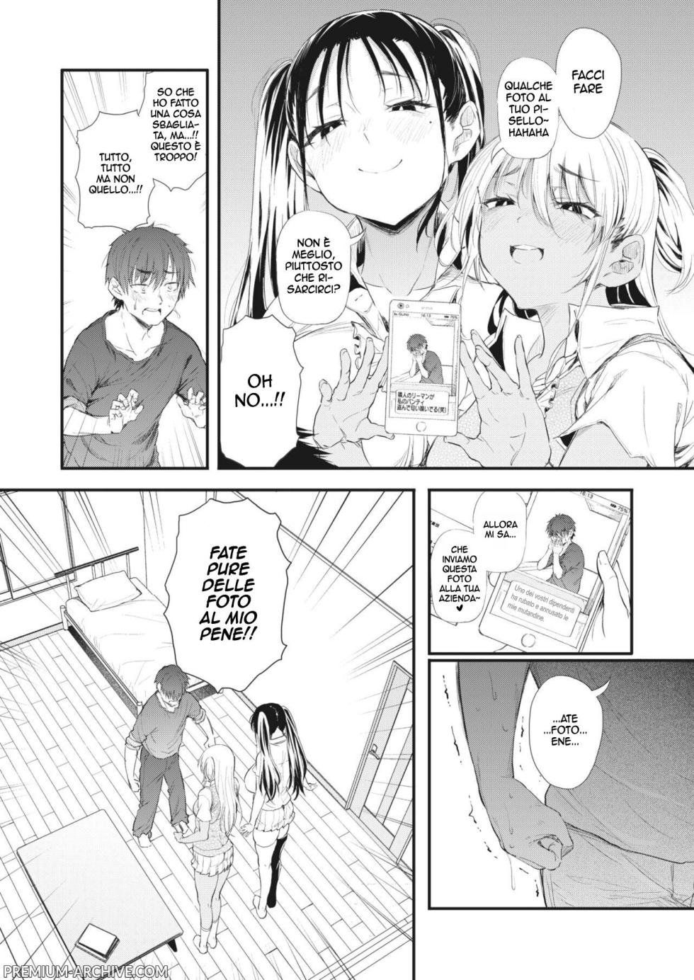 [Nusmusbim] Totte Torarete Shirokuro Gal Shimai | Le Sorelle Gal Bianca e Gal Nera hanno Ripreso i miei Crimini (COMIC HOTMILK 2023-12) [Italian] [Digital] - Page 9