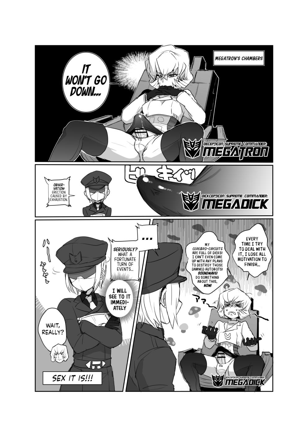 [Koshi no Itami (Koshii Tai)] Omankoformers: Spotlight Soundwave (Transformers) [English] [head empty + Wiimouto] [Digital] - Page 6