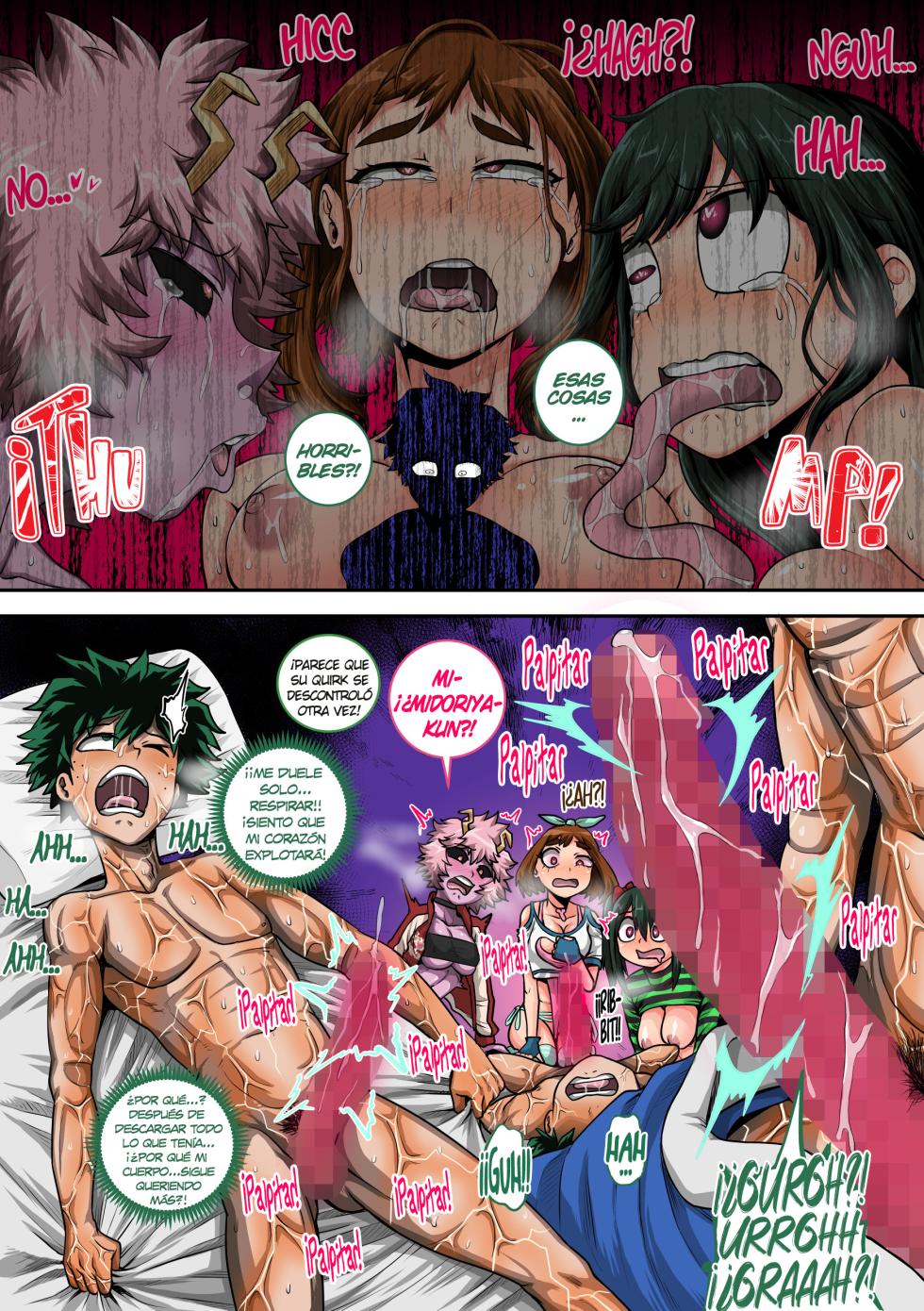 [Juicebox Koujou (Juna Juna Juice)] Boku no Harem Academia Ch. 8: Kanojo-tachi no Kesshin (kouhen) (Boku no Hero Academia) [Spanish] [NTINFS] - Page 14