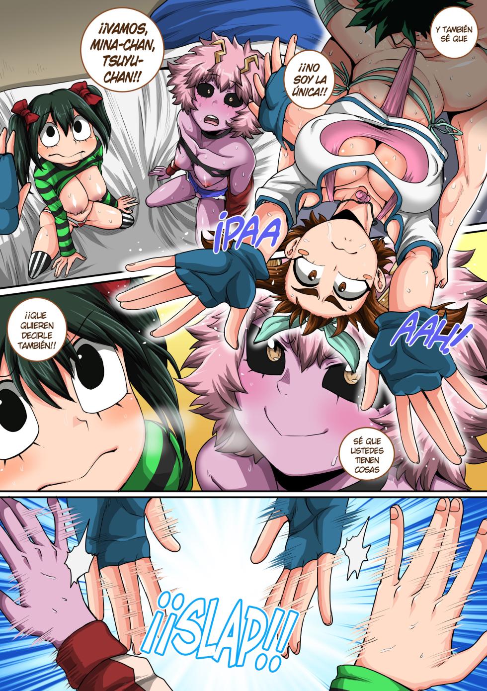 [Juicebox Koujou (Juna Juna Juice)] Boku no Harem Academia Ch. 8: Kanojo-tachi no Kesshin (kouhen) (Boku no Hero Academia) [Spanish] [NTINFS] - Page 37