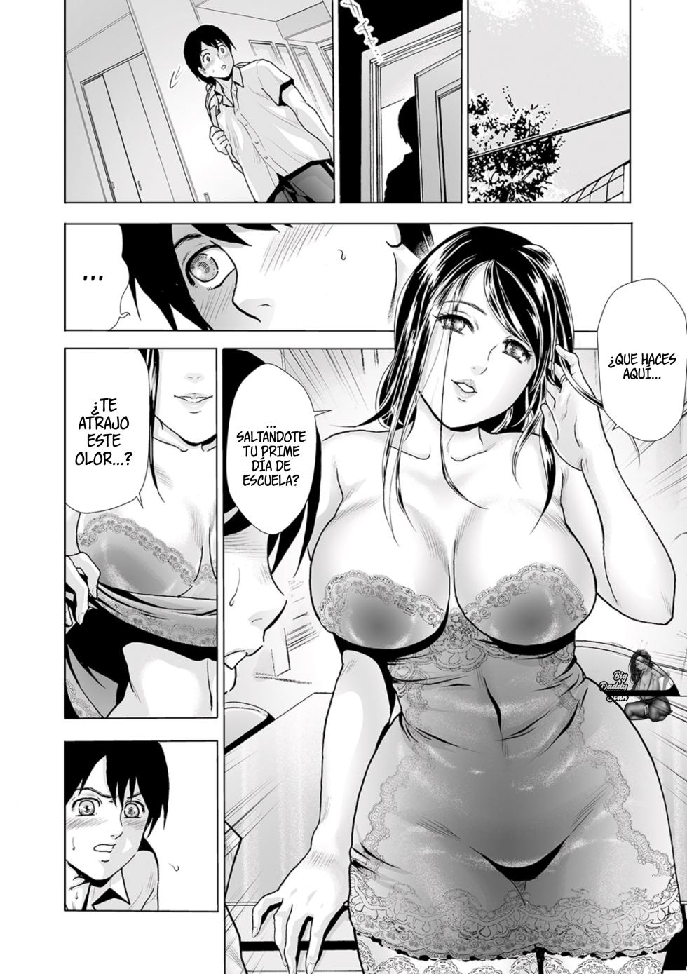 [Fujita Jun] Hahaoya no Kamen ~Musume Kareshi o NTR~ Scene. 1-2 | Máscara De Madre ~NTR Con El Novio De Mi Hija~ Escenas 1-2 [Spanish] [BigDaddy Scan] - Page 40