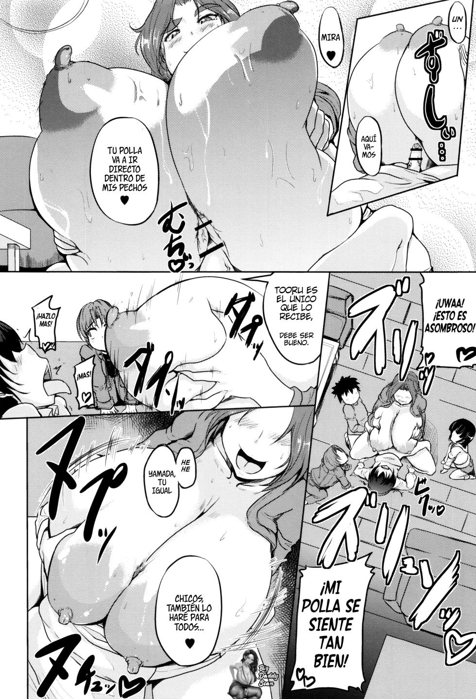 [Matsumoto Katsuya] Kanbotsu Chikubi Mama no Himegoto | El Secreto De Los Pezones Invertidos De Mamá (Boin MILF) [Spanish] [BigDaddy Scan] - Page 14