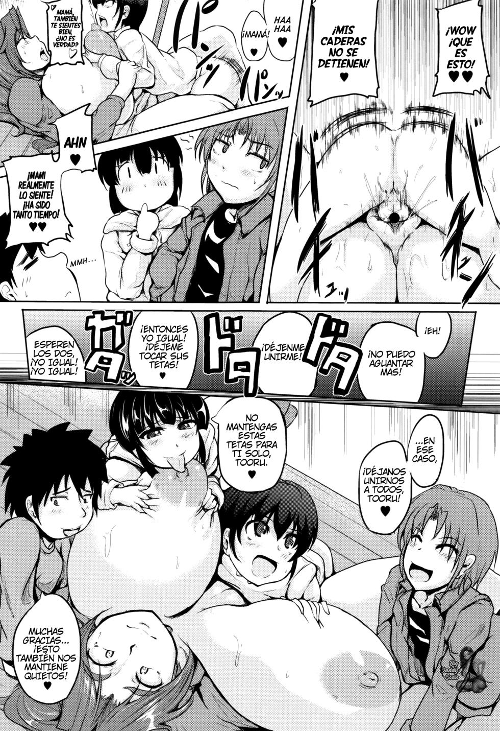 [Matsumoto Katsuya] Kanbotsu Chikubi Mama no Himegoto | El Secreto De Los Pezones Invertidos De Mamá (Boin MILF) [Spanish] [BigDaddy Scan] - Page 19
