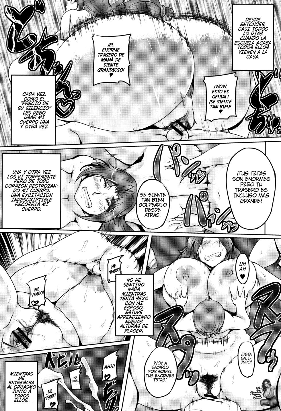 [Matsumoto Katsuya] Kanbotsu Chikubi Mama no Himegoto | El Secreto De Los Pezones Invertidos De Mamá (Boin MILF) [Spanish] [BigDaddy Scan] - Page 23