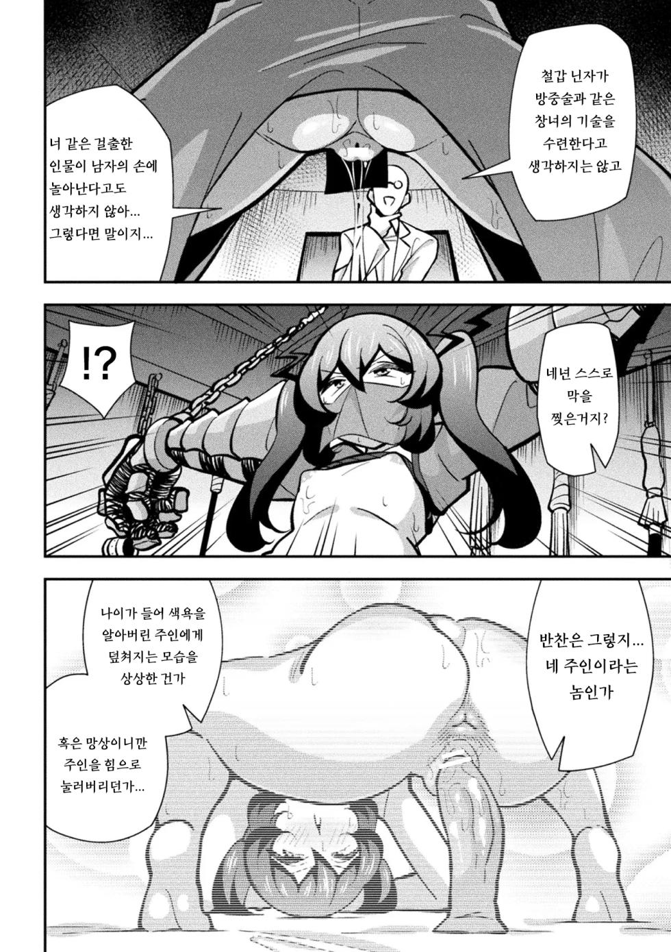 [Tokomaya Keita] Tekkou Ninja Tsubame Mesu Gaki Henka Ch. 1 [Korean] - Page 9