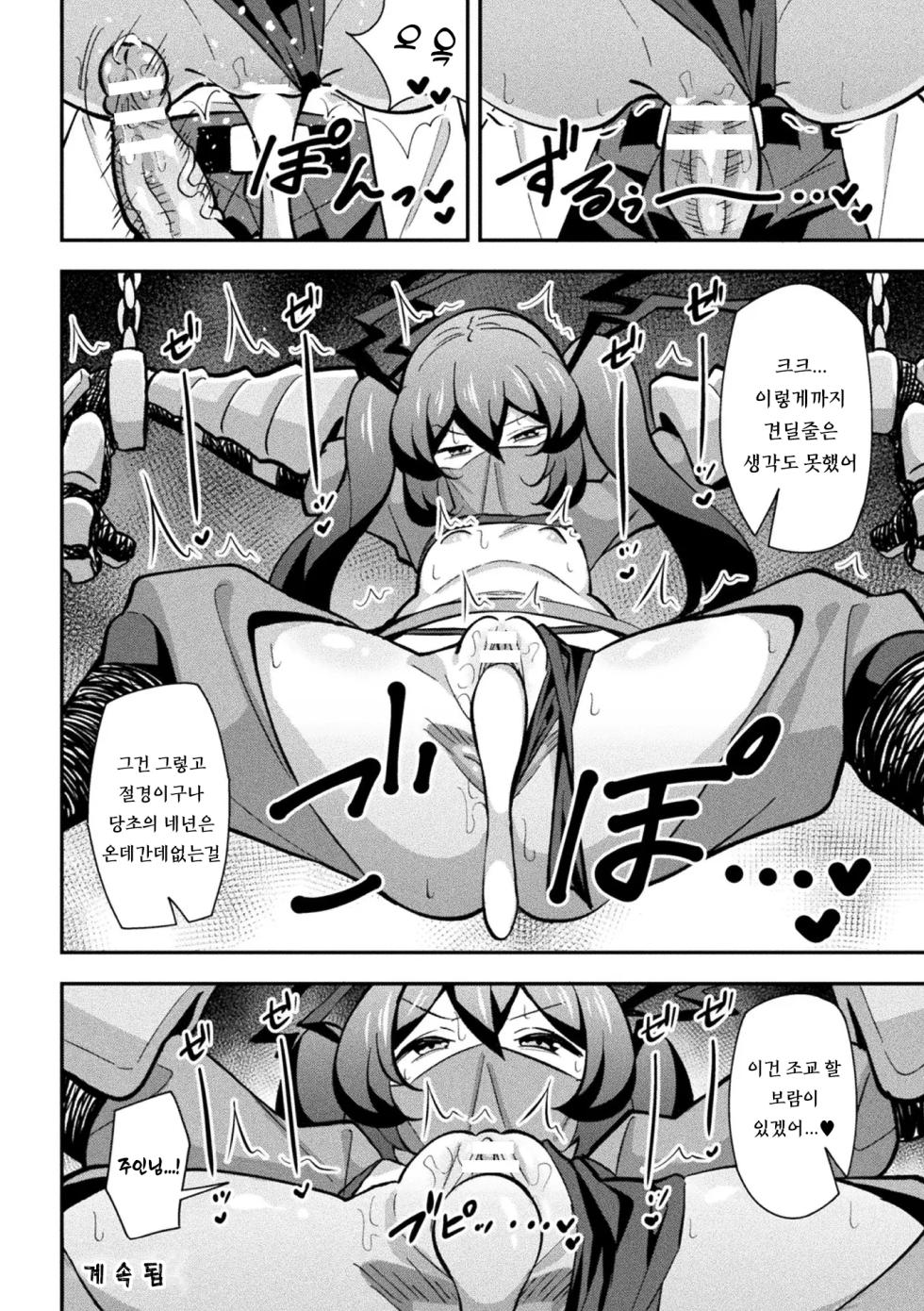 [Tokomaya Keita] Tekkou Ninja Tsubame Mesu Gaki Henka Ch. 1 [Korean] - Page 23