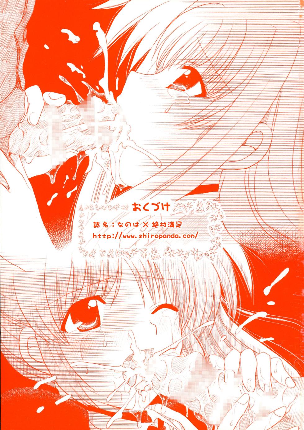 [Tetchitetchi (Yuzupon)] Nanoha × Zettai Manzoku - Page 24