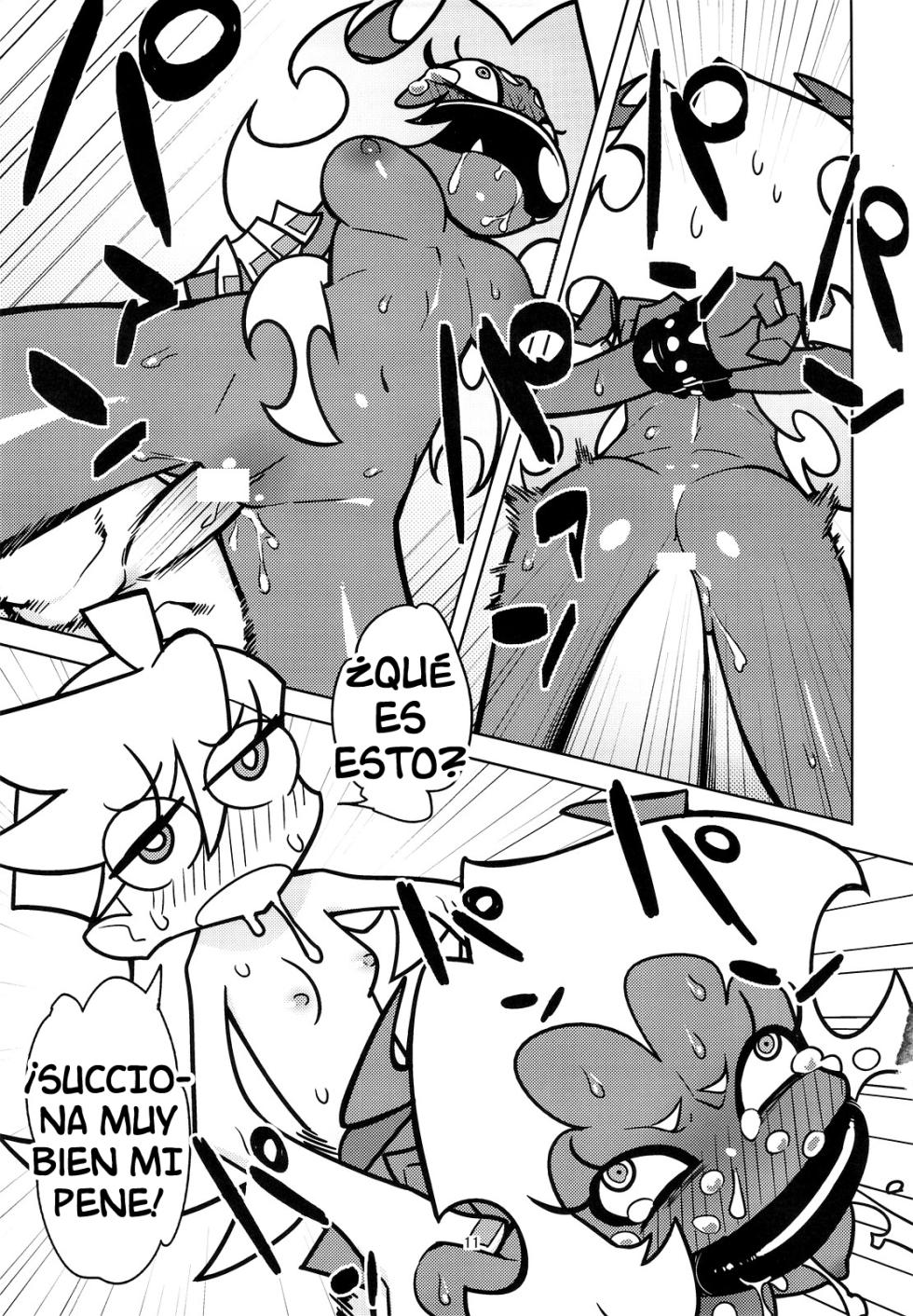 [Hamanasu Chaya (Hamanasu)] Oshioki! Demon Sisters (Panty & Stocking with Garterbelt) [Spanish] - Page 12