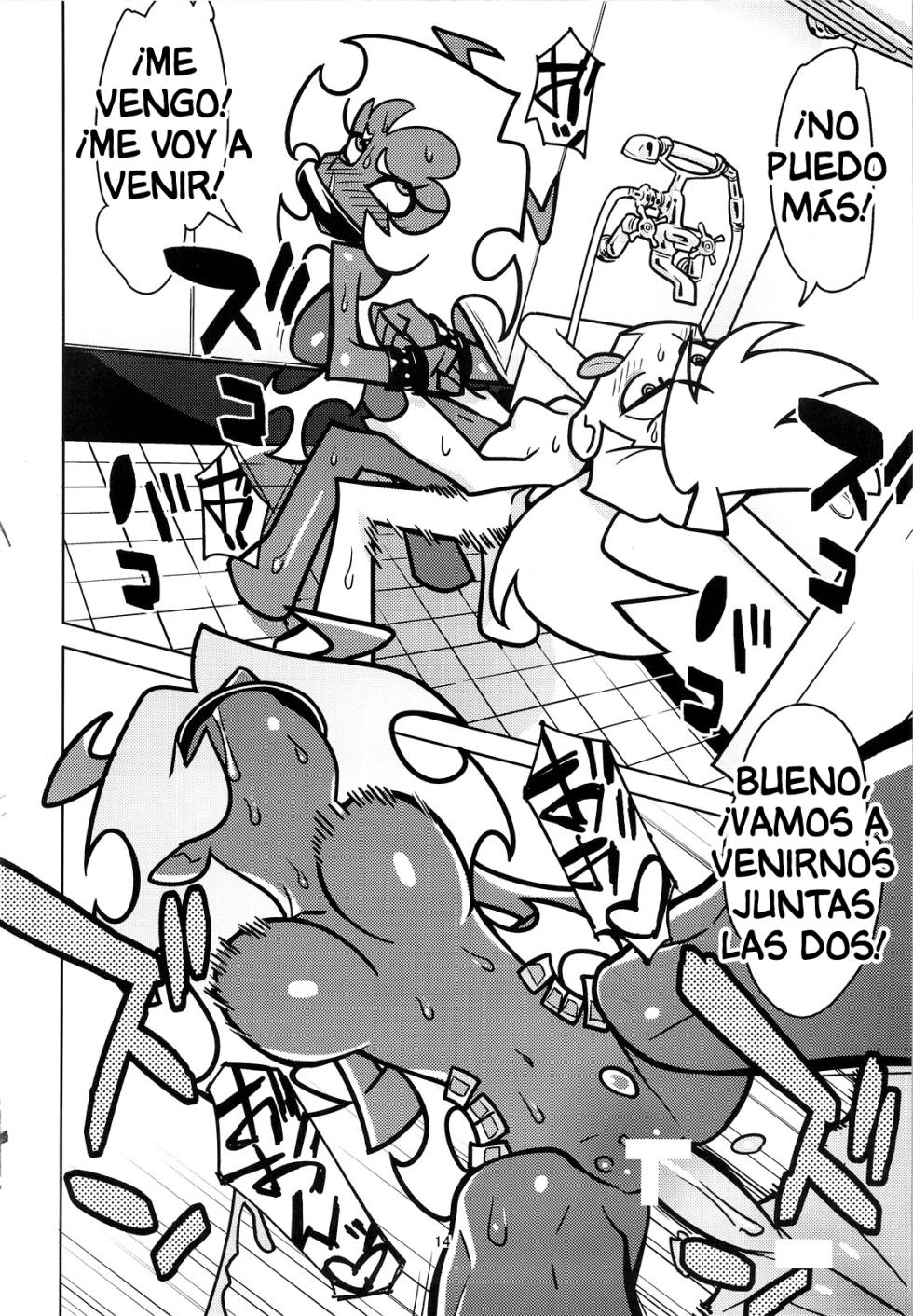 [Hamanasu Chaya (Hamanasu)] Oshioki! Demon Sisters (Panty & Stocking with Garterbelt) [Spanish] - Page 15