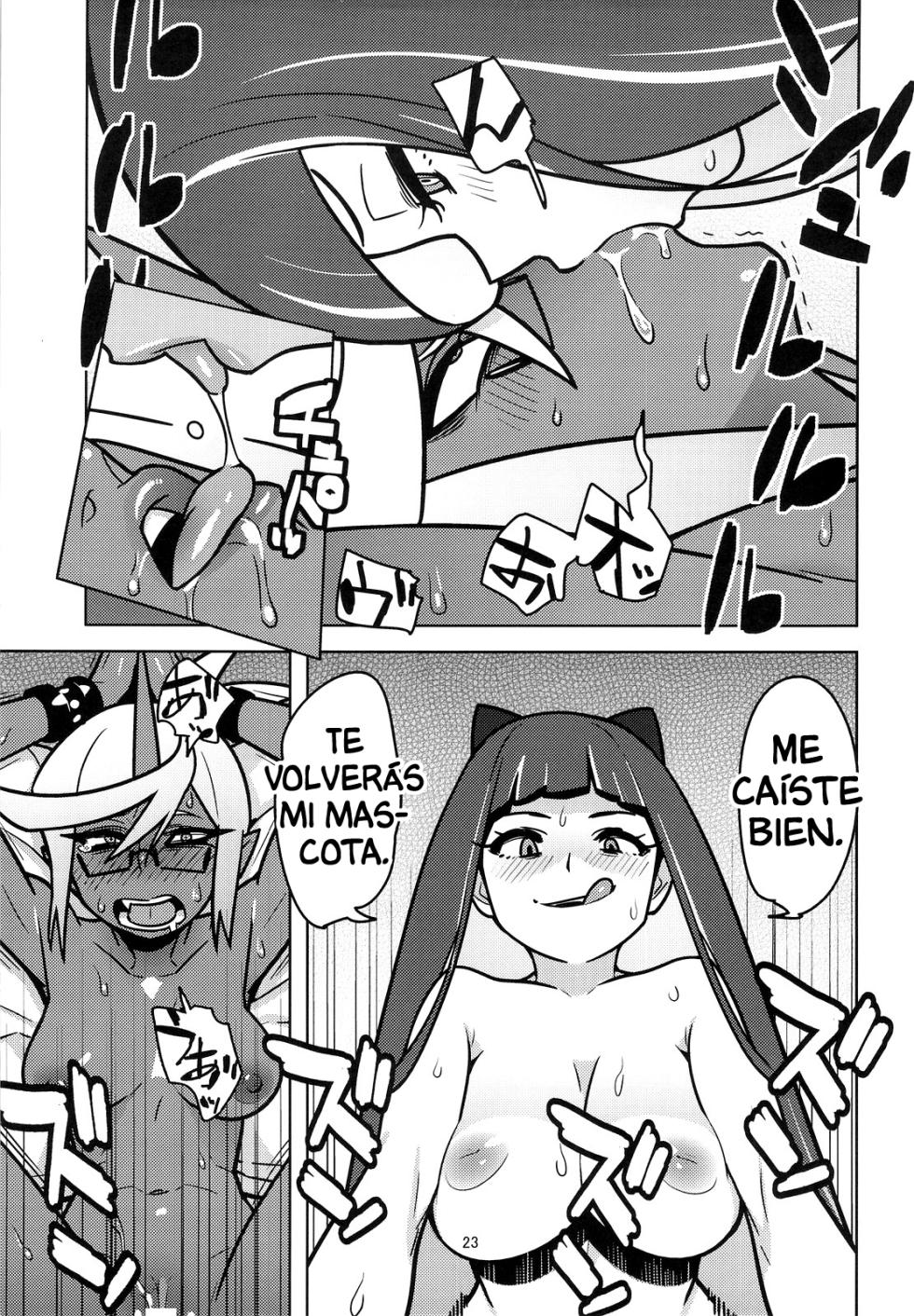 [Hamanasu Chaya (Hamanasu)] Oshioki! Demon Sisters (Panty & Stocking with Garterbelt) [Spanish] - Page 24