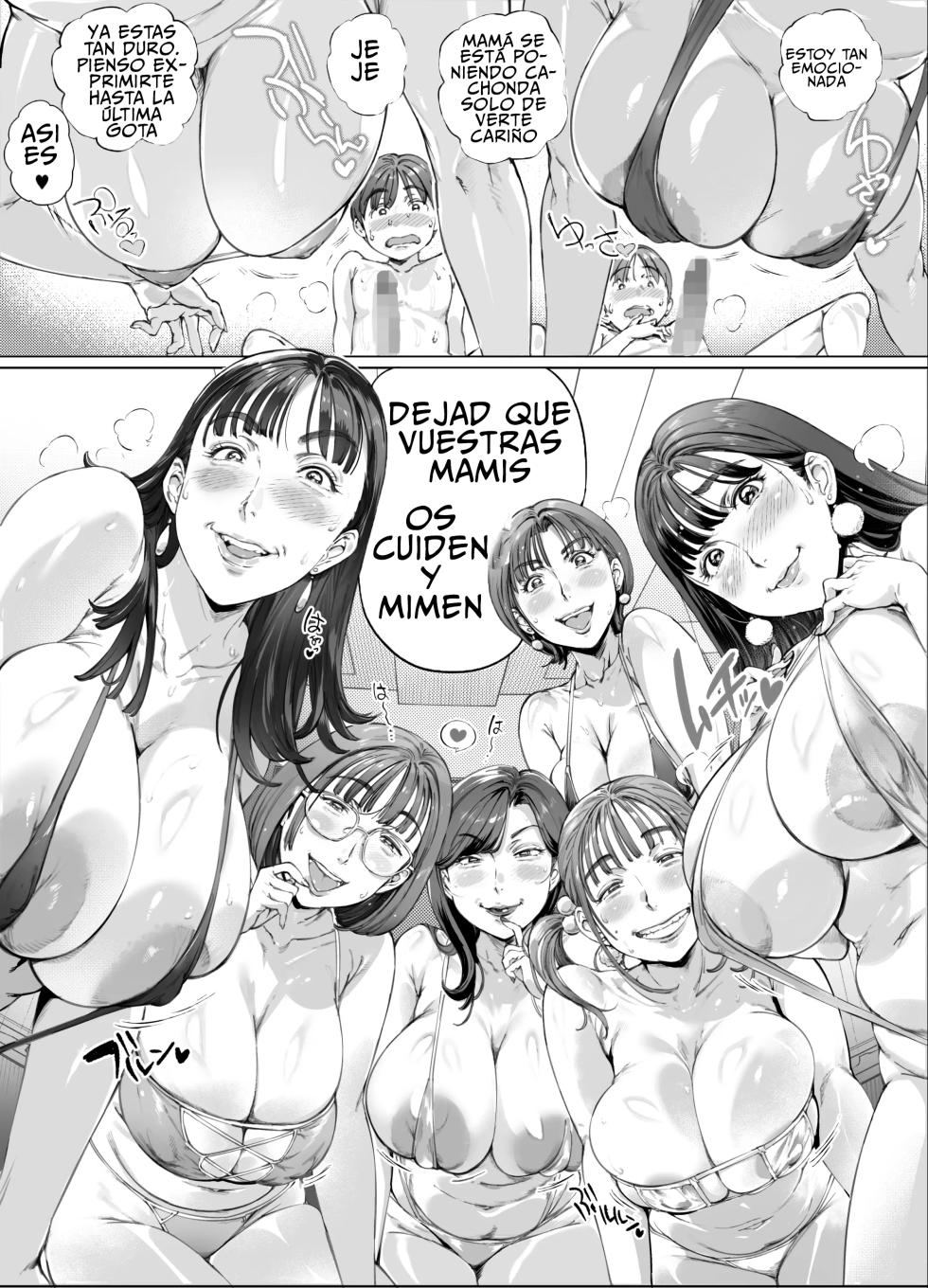 [Vadass (Oltlo)] Dekiai Kansatsu Nikki 2 Mama Tomo Mi~nna de Hamedori Daiundoukai! [Spanish] [Cellphone Paranoia Scans] - Page 36