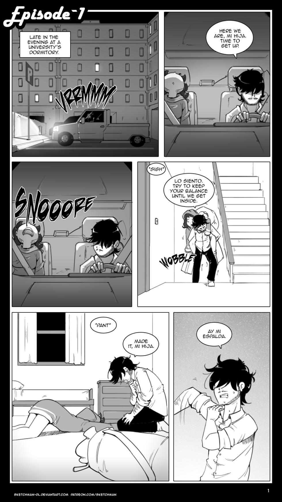 Sketchman new comic - Page 1