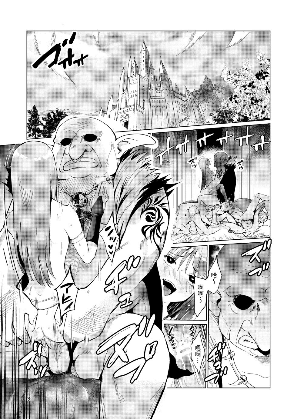 [Raid Socks (Tricky)] Kyouran no Toubatsu Hime Daria [Chinese] - Page 2