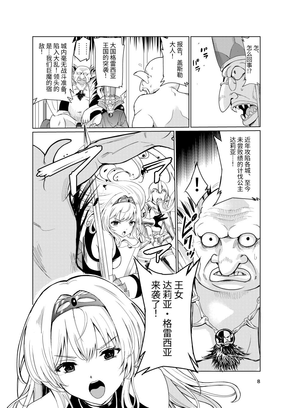 [Raid Socks (Tricky)] Kyouran no Toubatsu Hime Daria [Chinese] - Page 7