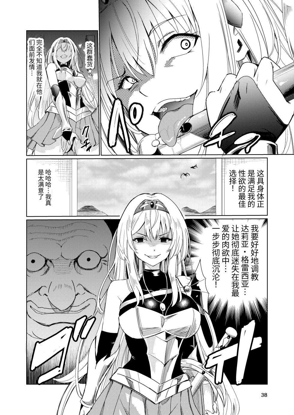 [Raid Socks (Tricky)] Kyouran no Toubatsu Hime Daria [Chinese] - Page 37